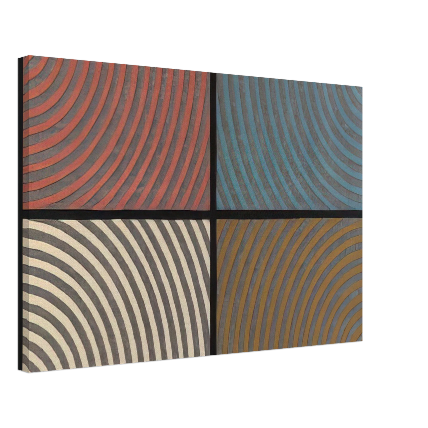 Sol LeWitt - Arcs from Four Corners Canvas - 70x100 cm / 28x40 inches-canvas