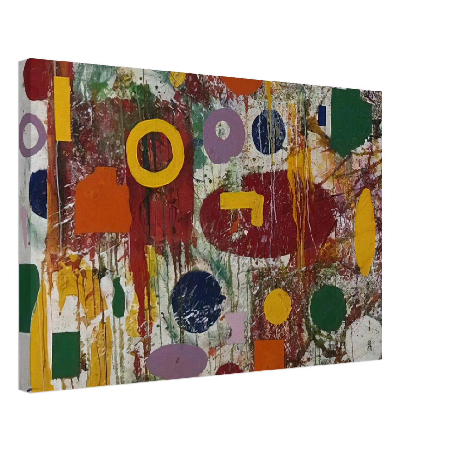 Taro Yamamoto - UNTITLED 1972 2 Canvas - 40x60 cm / 16x24 inches-canvas