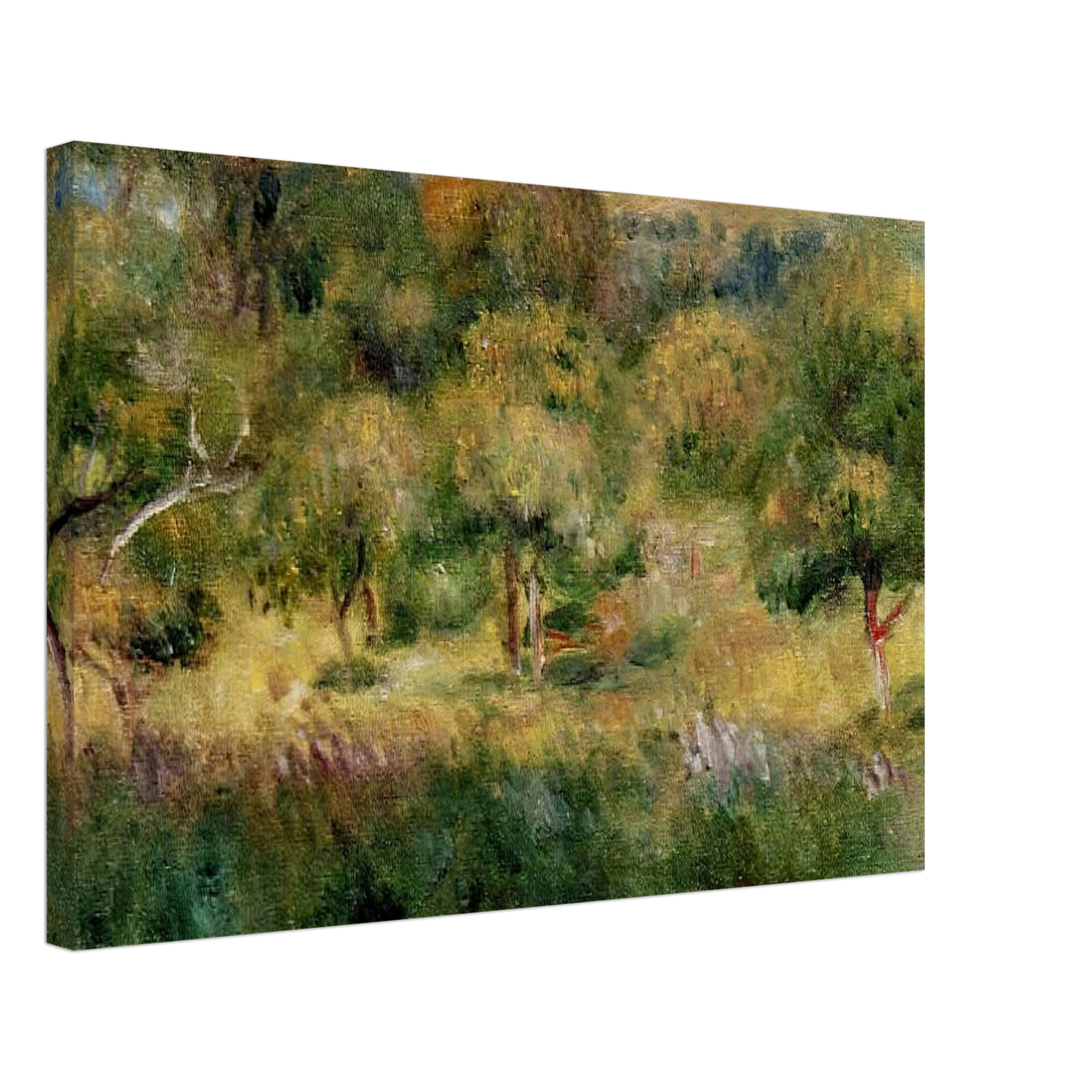 Pierre-Auguste Renoir - The Edge of the Forest in Brittany Canvas - 70x100 cm / 28x40 inches-canvas