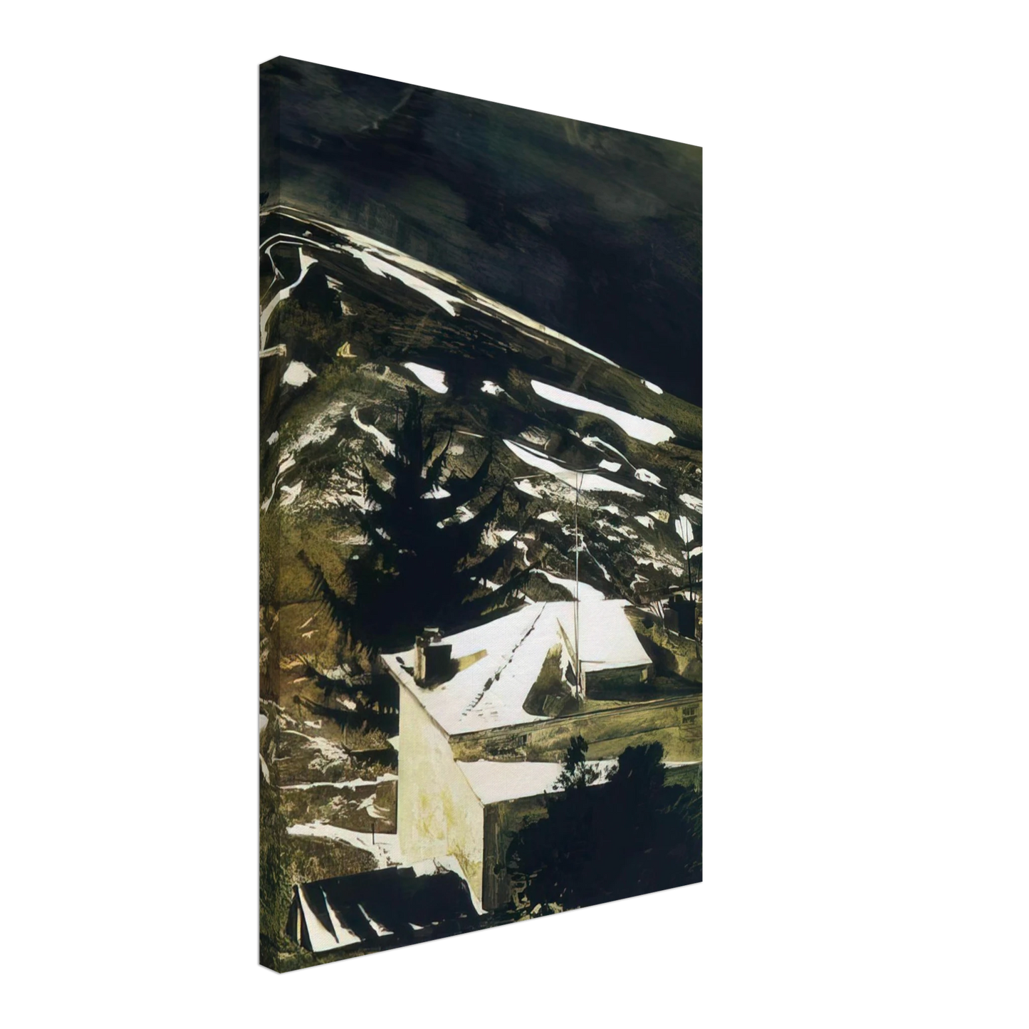 Andrew Wyeth - WOLF MOON 1975 Canvas - 70x100 cm / 28x40 inches-canvas