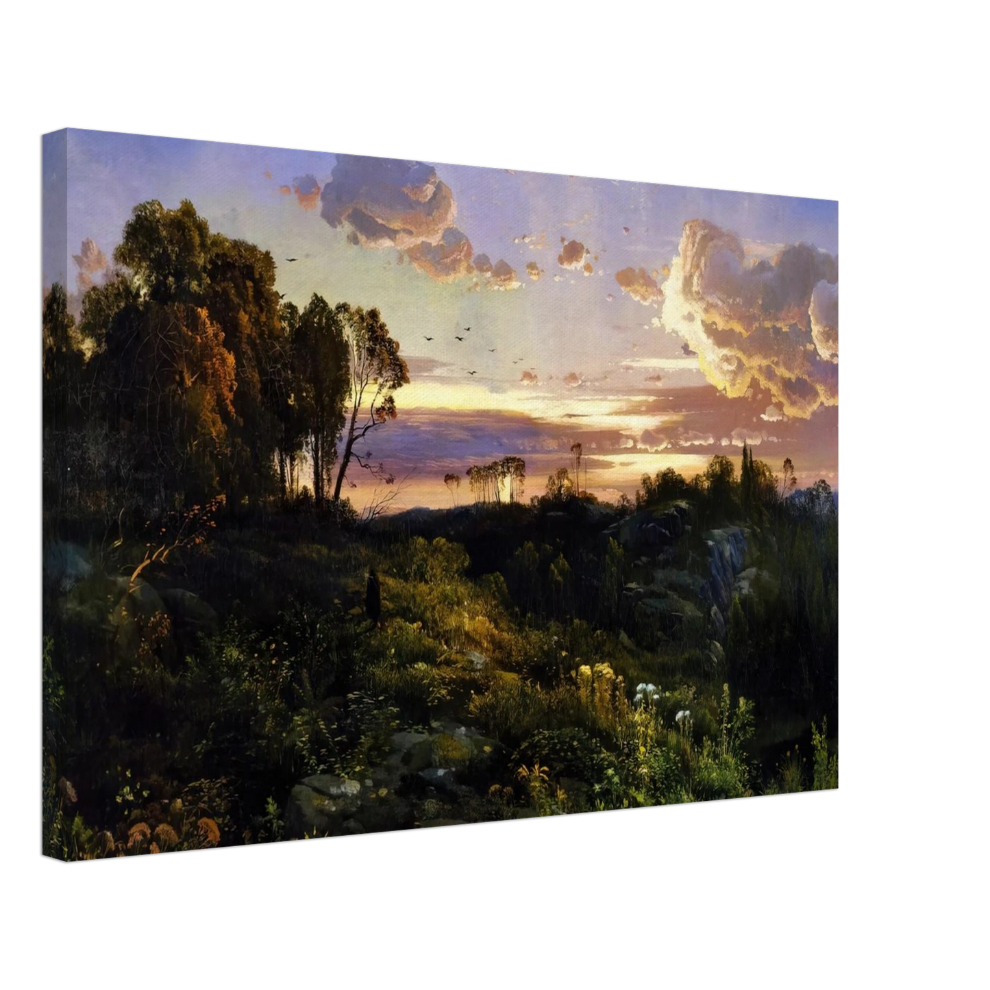 Thomas Moran - Dusk Wings Canvas - 70x100 cm / 28x40 inches-canvas