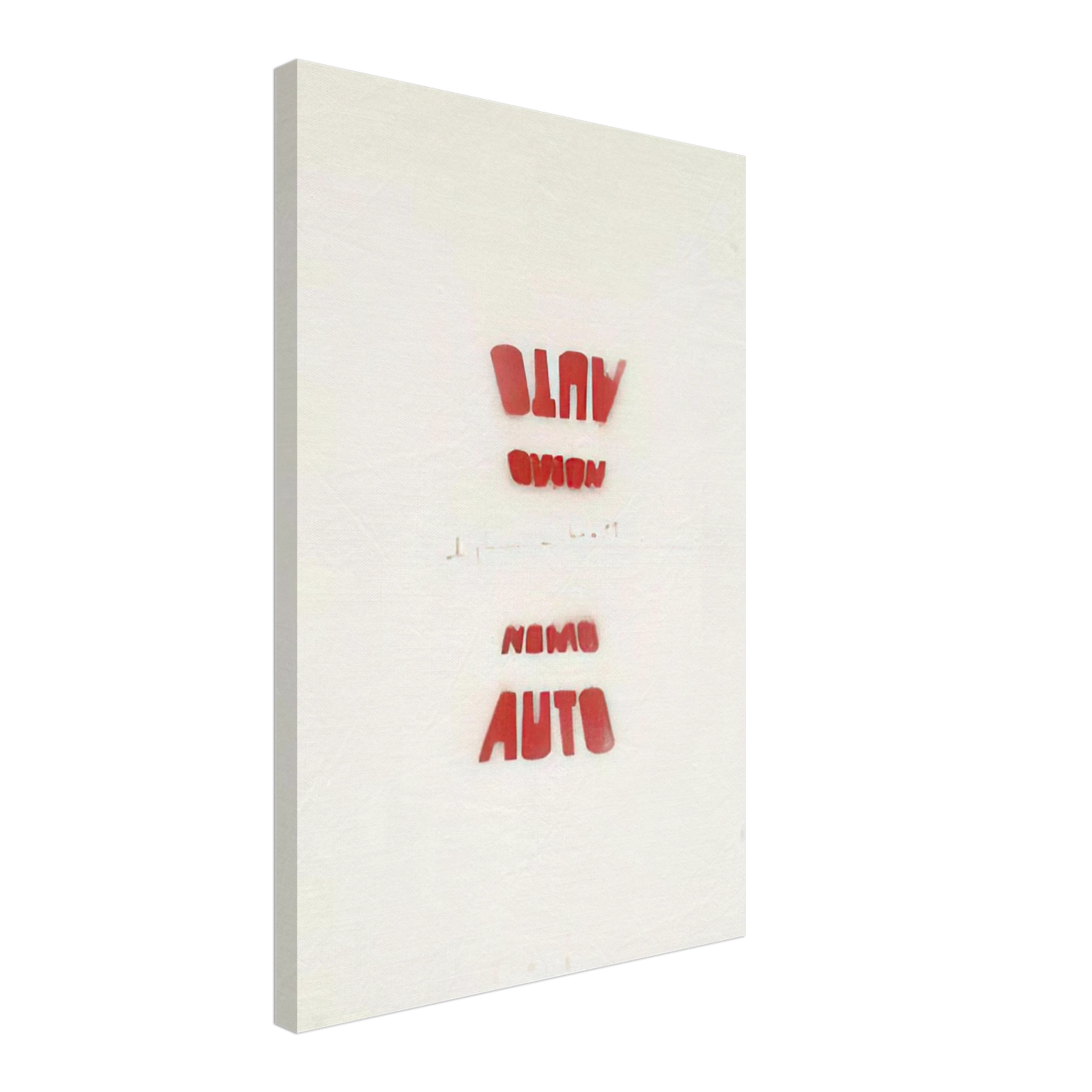 Alighiero Boetti - AUTO NOMO I VEDENTI 1979 Canvas - 70x100 cm / 28x40 inches-canvas