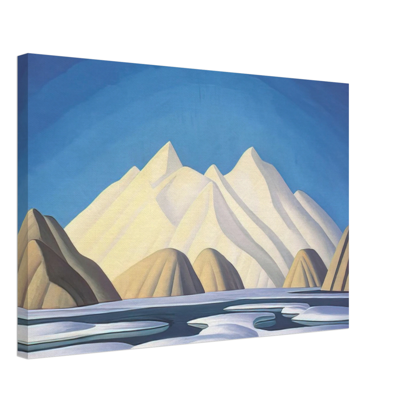 Lawren Harris - Baffin Island - 1931 Canvas - 70x100 cm / 28x40 inches-canvas