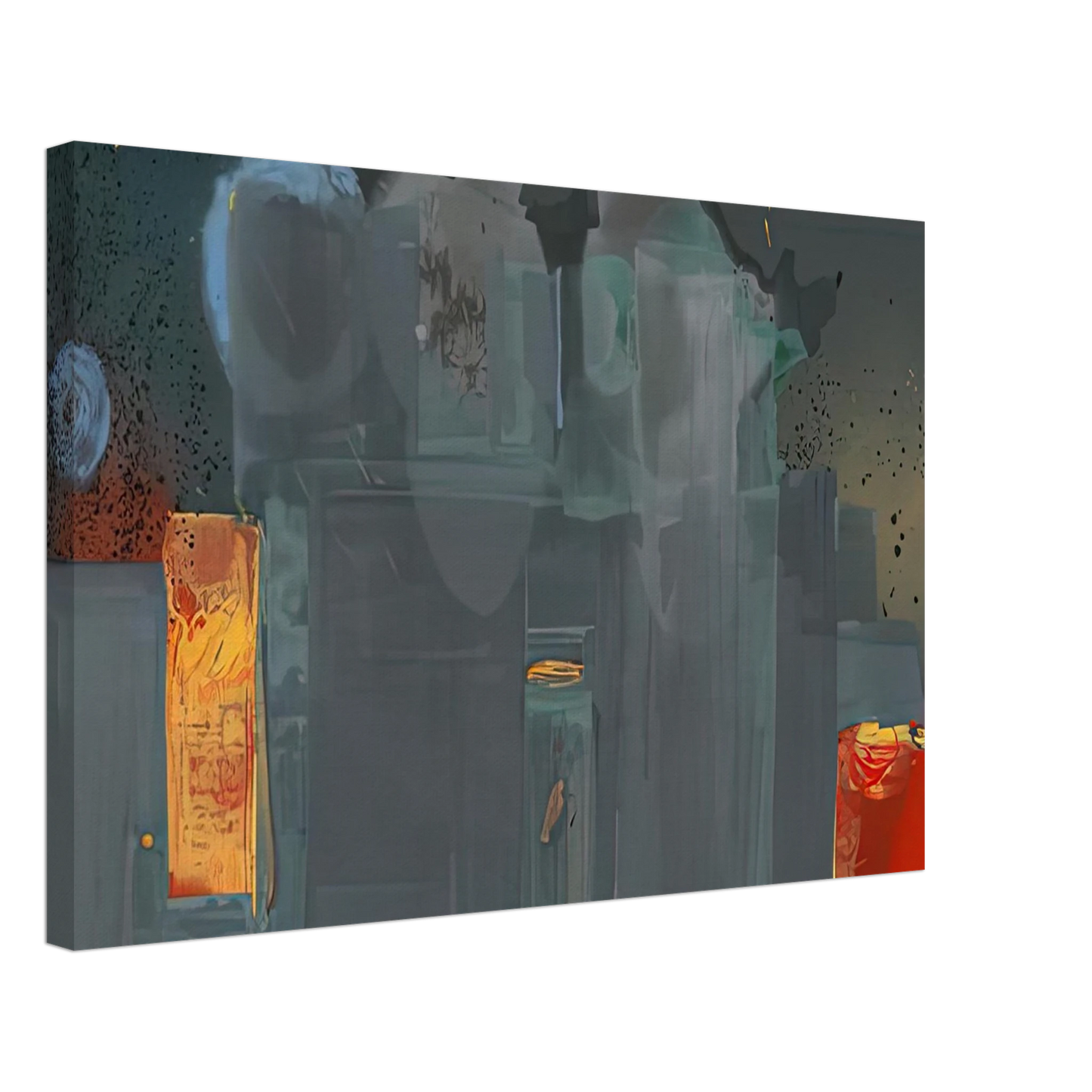 Helen Frankenthaler - Janus, 1990- Canvas - 70x100 cm / 28x40 inches-canvas