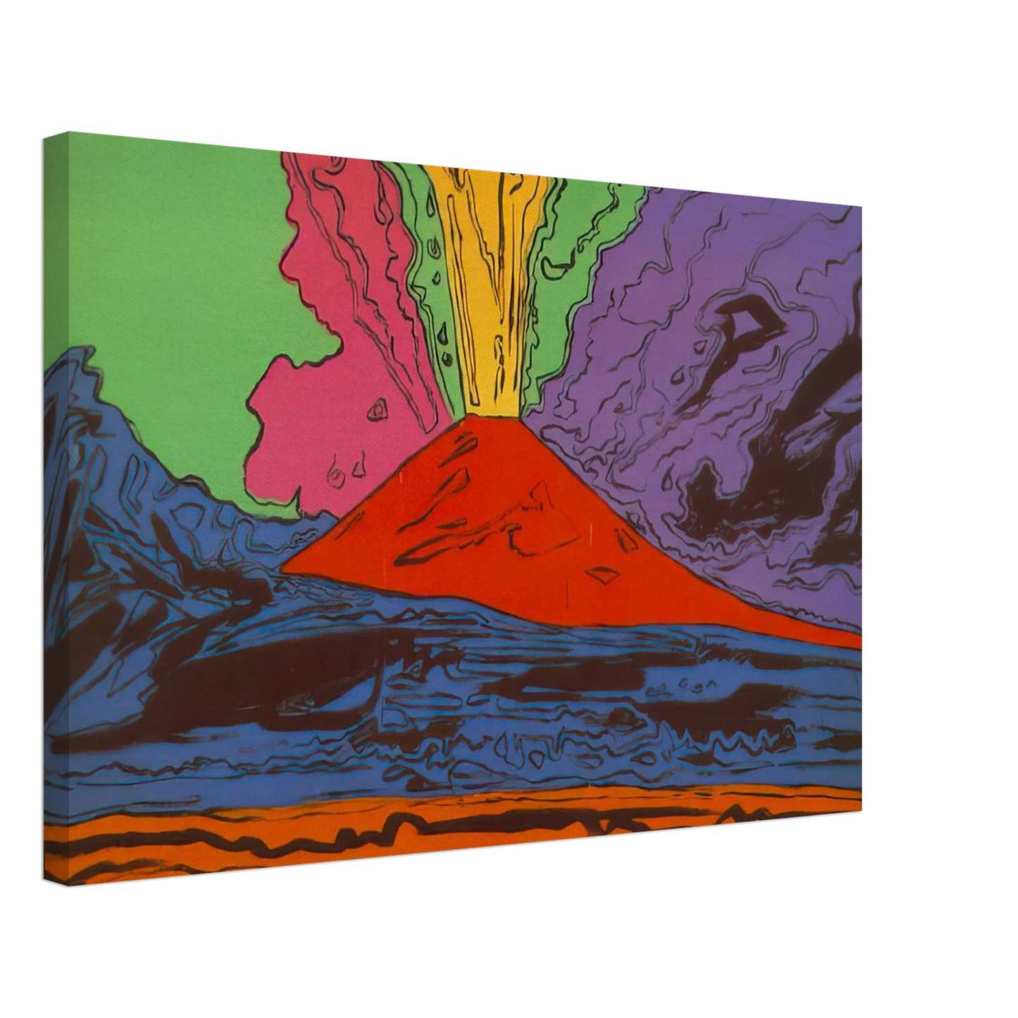Andy Warhol - Vesuvius Canvas - 40x60 cm / 16x24 inches-canvas