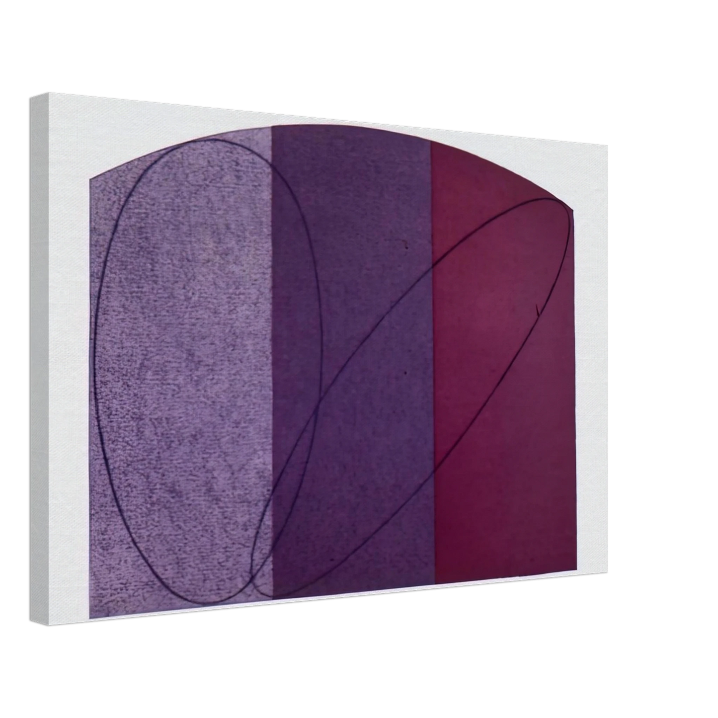 Robert Mangold - UNTITLED FCPA 1995 Canvas - 40x60 cm / 16x24 inches-canvas