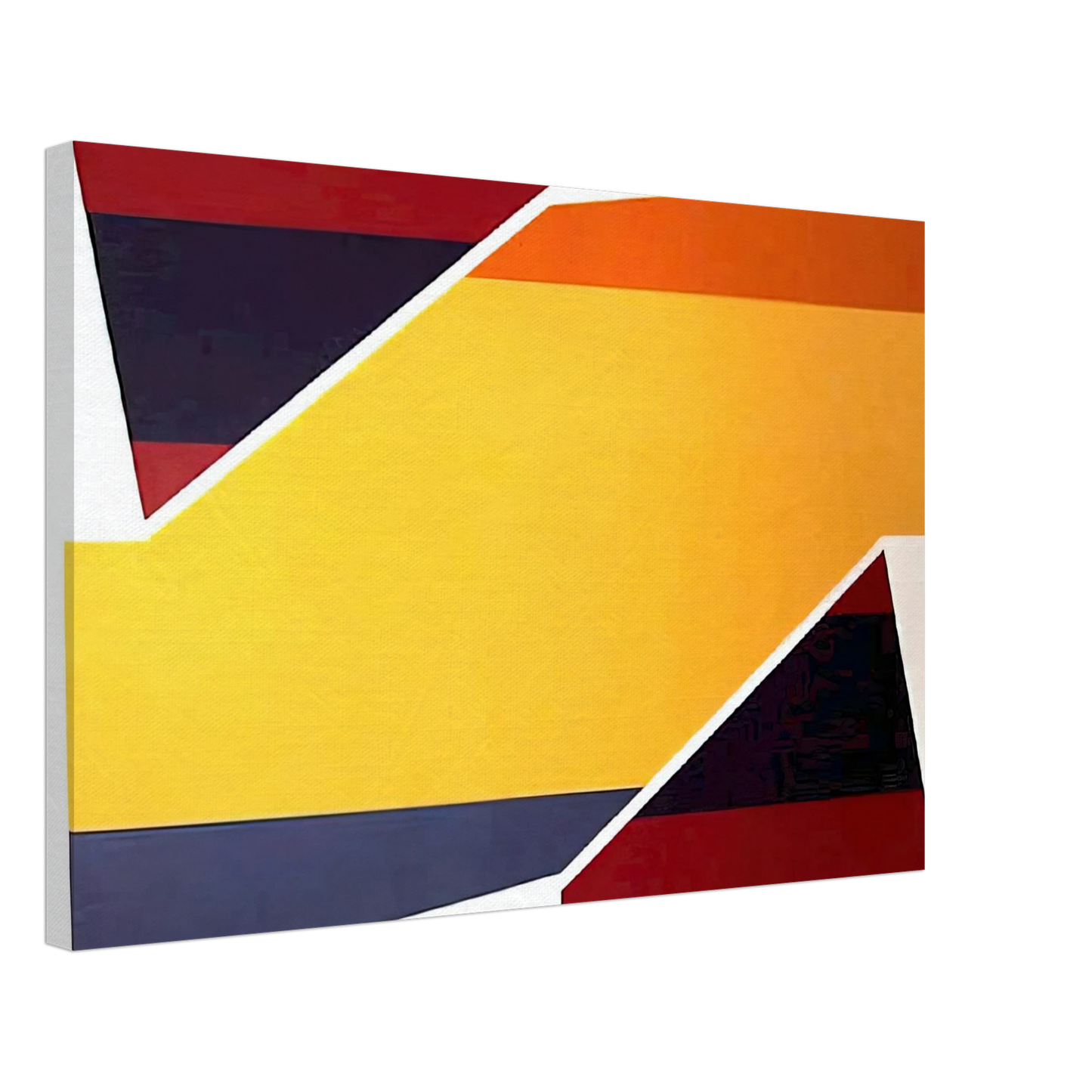 Larry Zox - Rotation II - 1980 Canvas - 40x60 cm / 16x24 inches-canvas