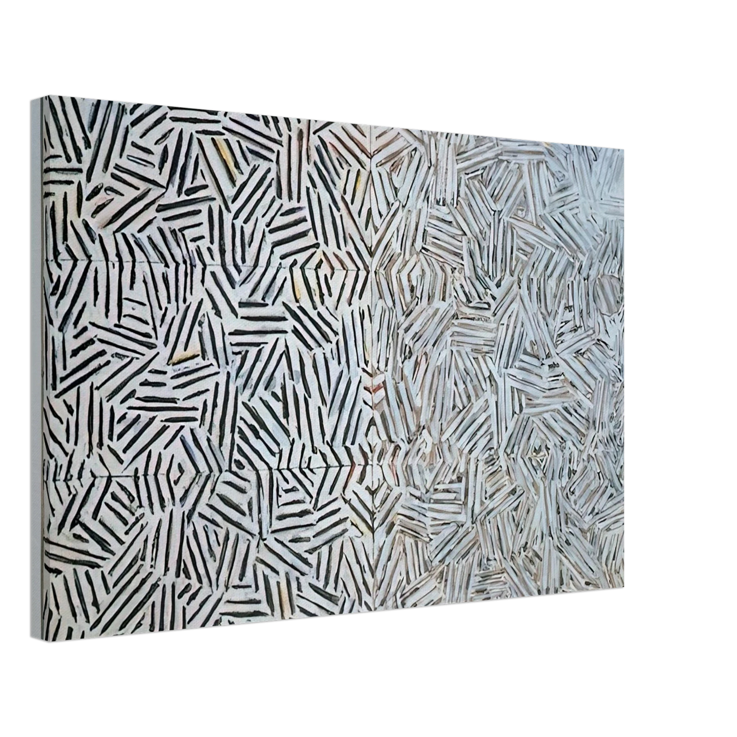 Jasper Johns - CORPSE AND MIRROR 1969 Canvas - 40x60 cm / 16x24 inches-canvas