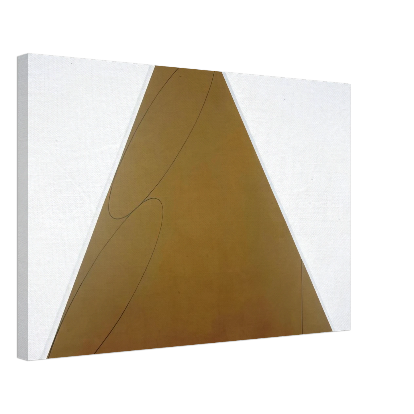 Robert Mangold - PLANE FIGURE III 1992 Canvas - 40x60 cm / 16x24 inches-canvas