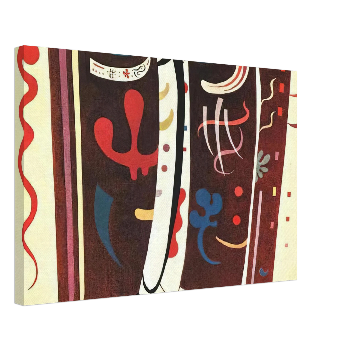 Wassily Kandinsky - BROWN WITH SUPPLEMENT 1935 Canvas - 40x60 cm / 16x24 inches-canvas