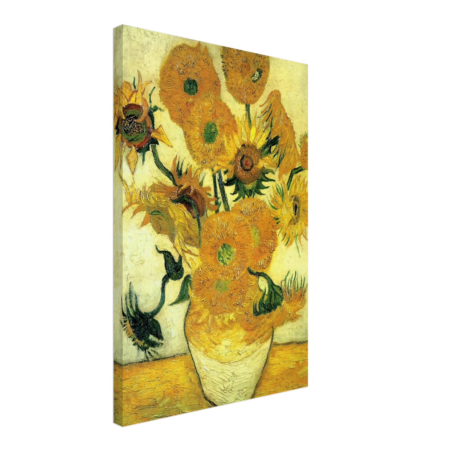 Vincent van Gogh - Still Life - Vase with Fourteen Sunflowers Canvas - 40x60 cm / 16x24 inches-canvas