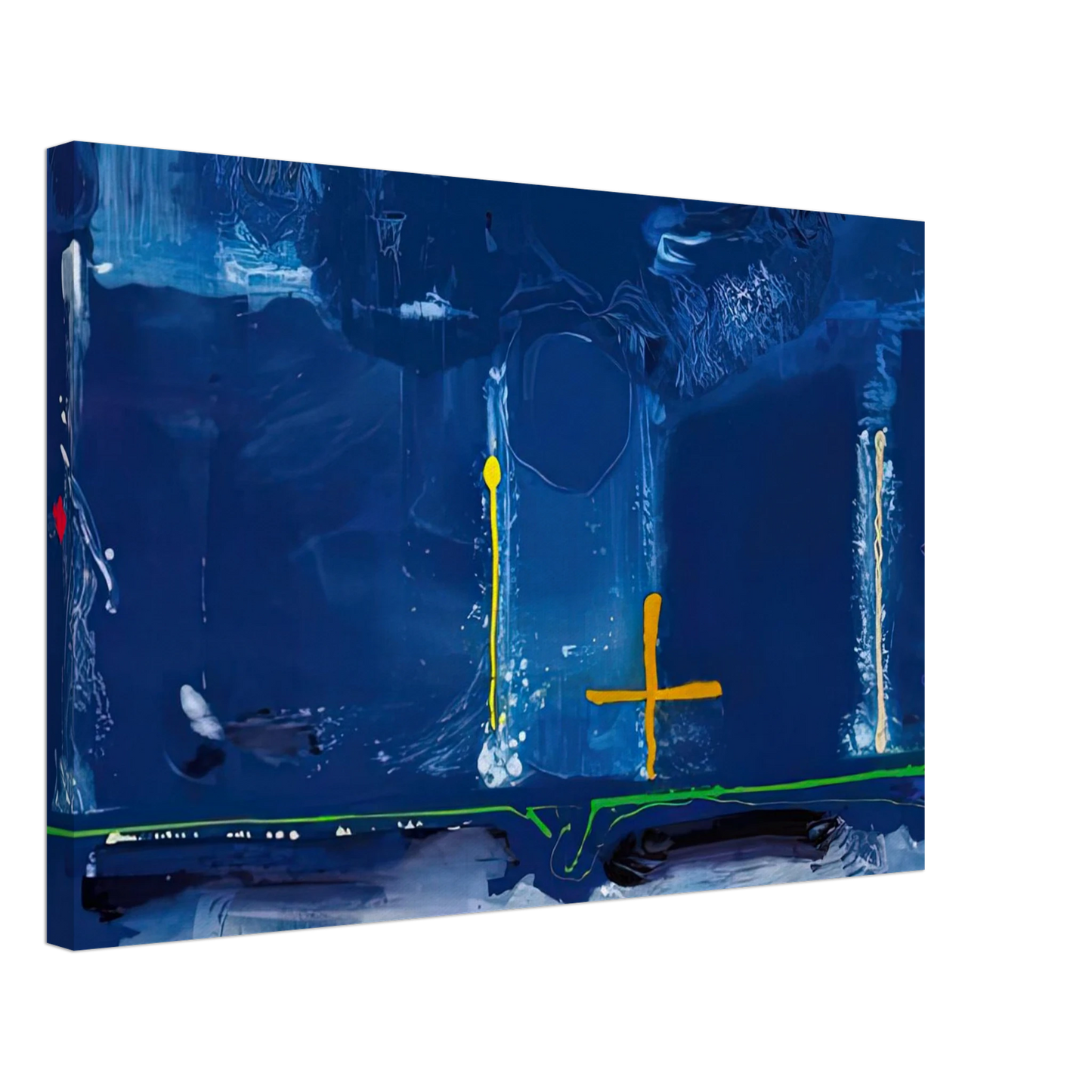 Helen Frankenthaler - Sister Sky, 1991- Canvas - 70x100 cm / 28x40 inches-canvas