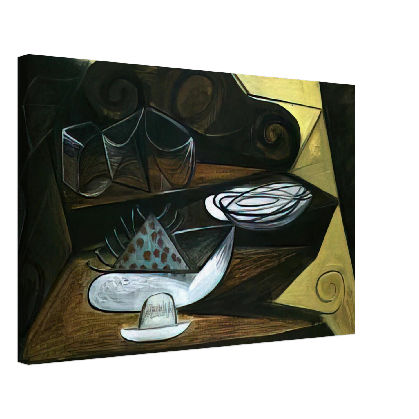 Pablo Picasso - The Buffet Catalan Canvas - 70x100 cm / 28x40 inches-canvas