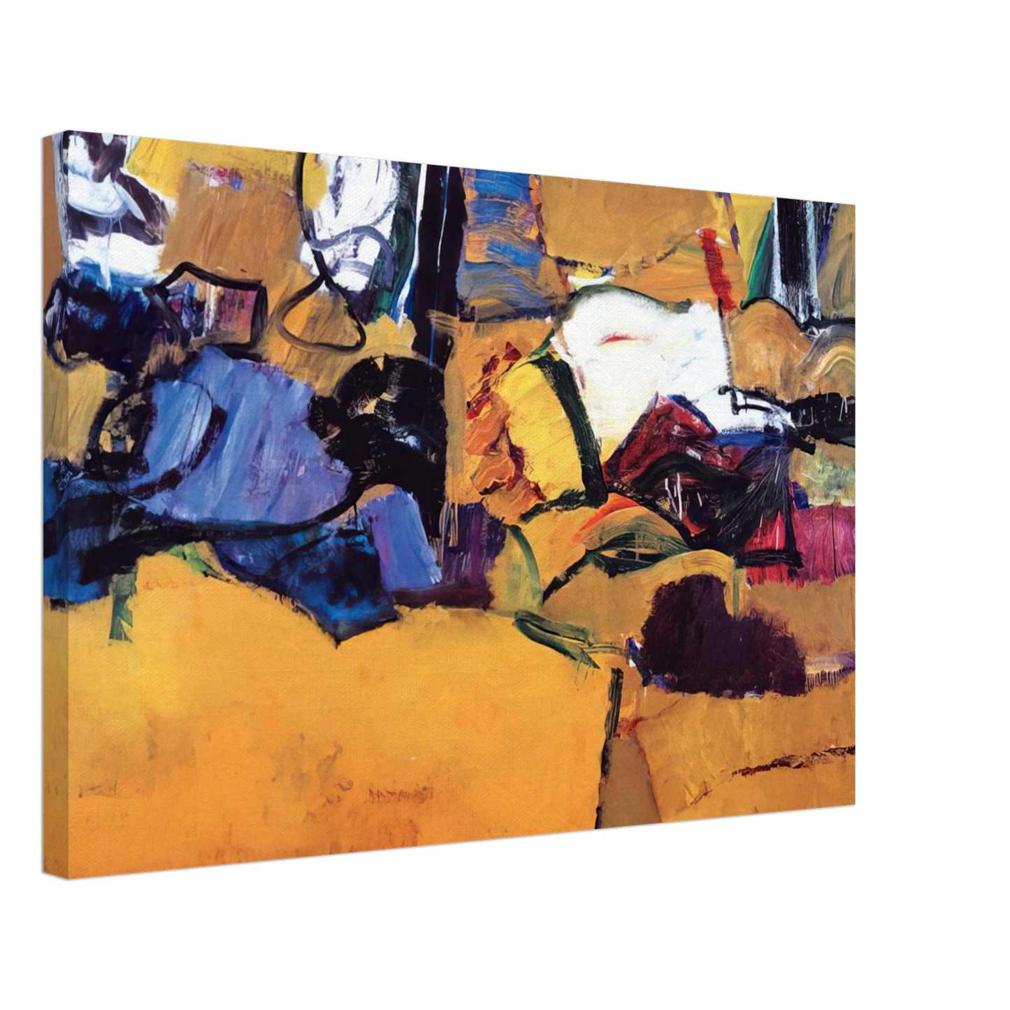 Grace Hartigan - New England, October 1957 Canvas - 70x100 cm / 28x40 inches-canvas