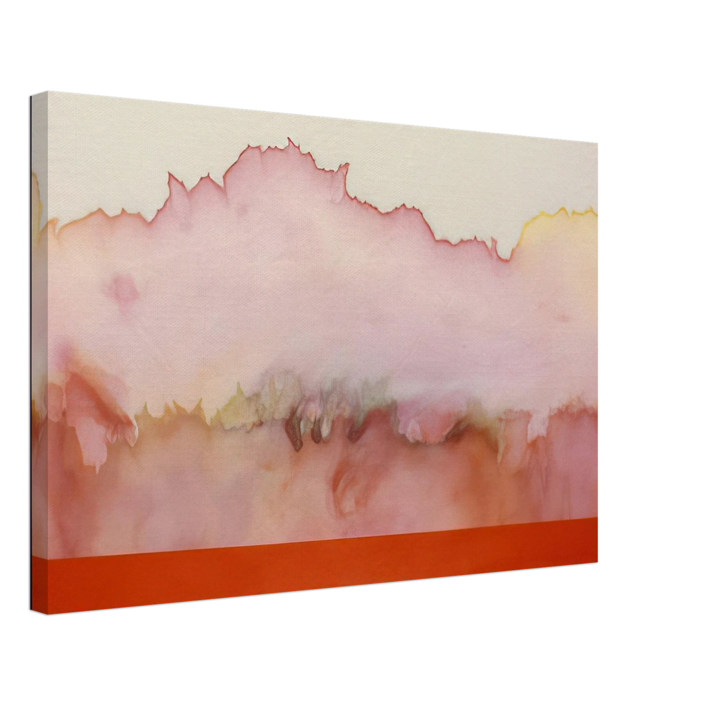 Ronnie Landfield - For Helen and Nicole - 1978 Canvas - 40x60 cm / 16x24 inches-canvas