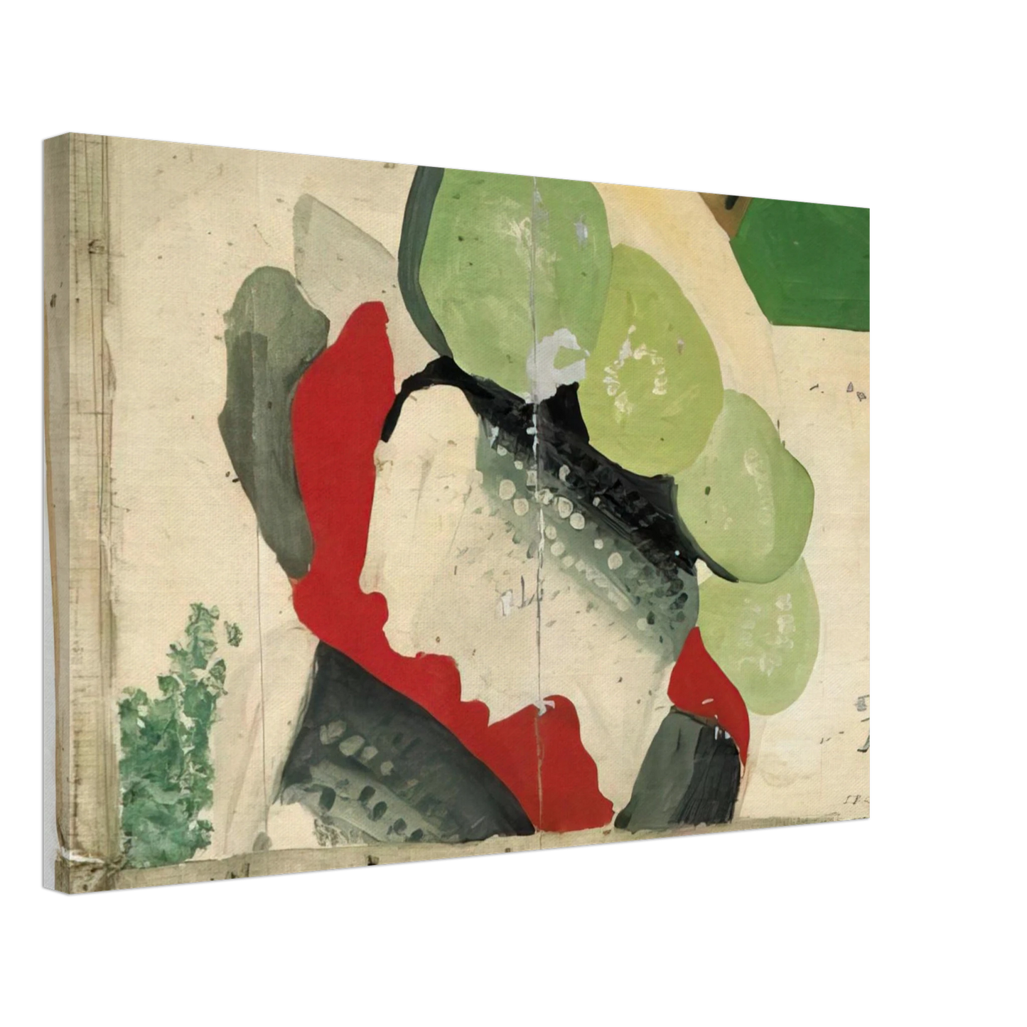 Sigmar Polke - FISCHBR OTCHEN Canvas - 40x60 cm / 16x24 inches-canvas