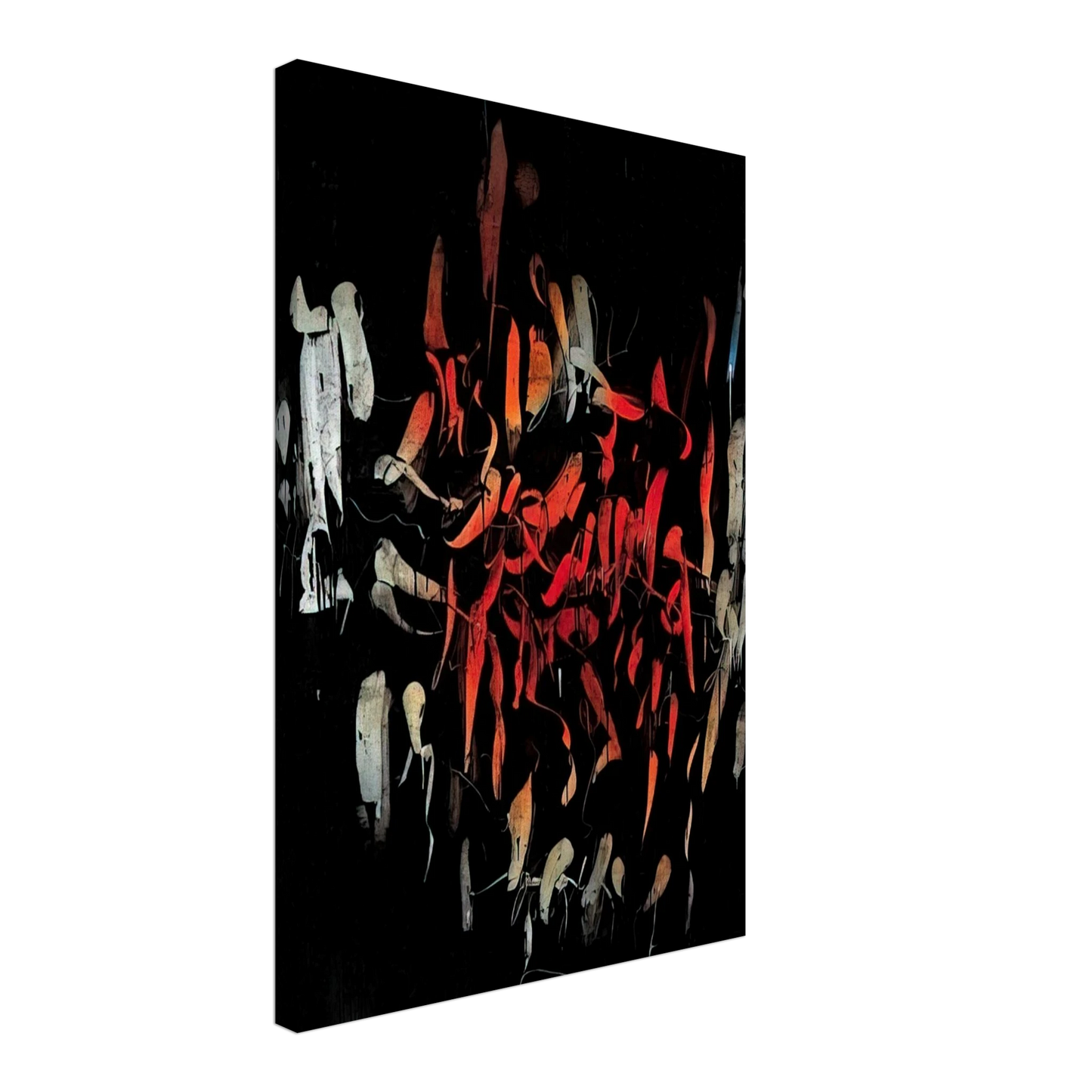 Simon Hantai - A Gerald Manley Hopkins - 1958 Canvas - 70x100 cm / 28x40 inches-canvas