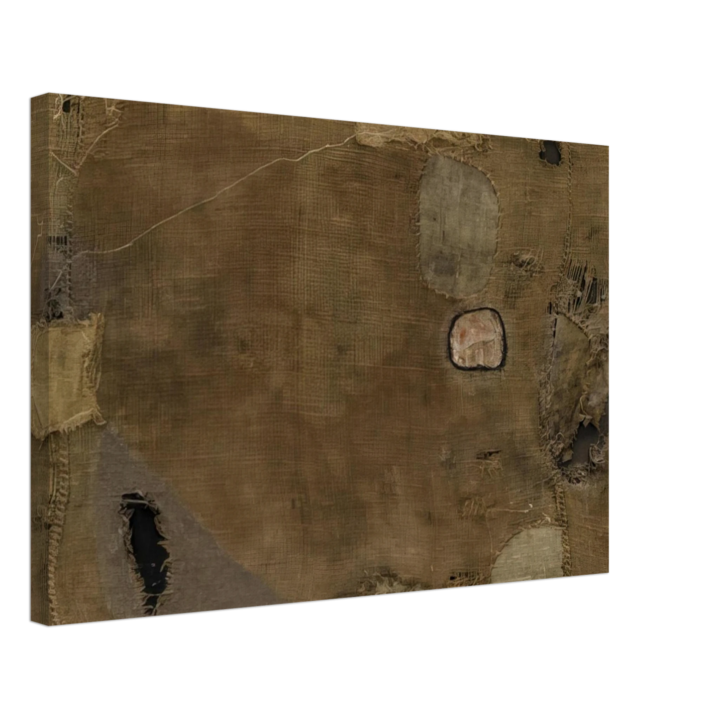 Alberto Burri - Sackcloth - 1953 Canvas - 70x100 cm / 28x40 inches-canvas
