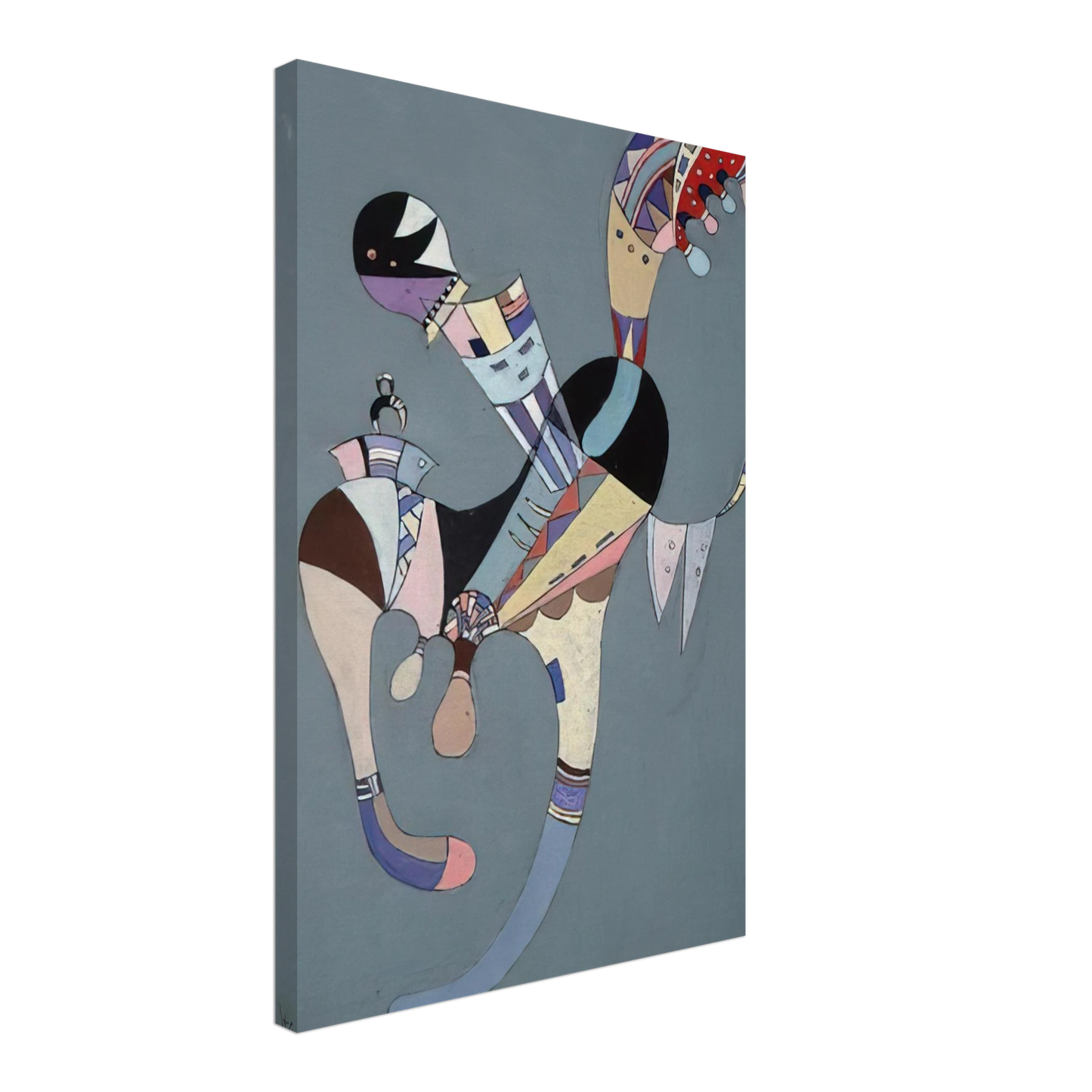 Wassily Kandinsky - A FLOATING FIGURE 1942 Canvas - 40x60 cm / 16x24 inches-canvas