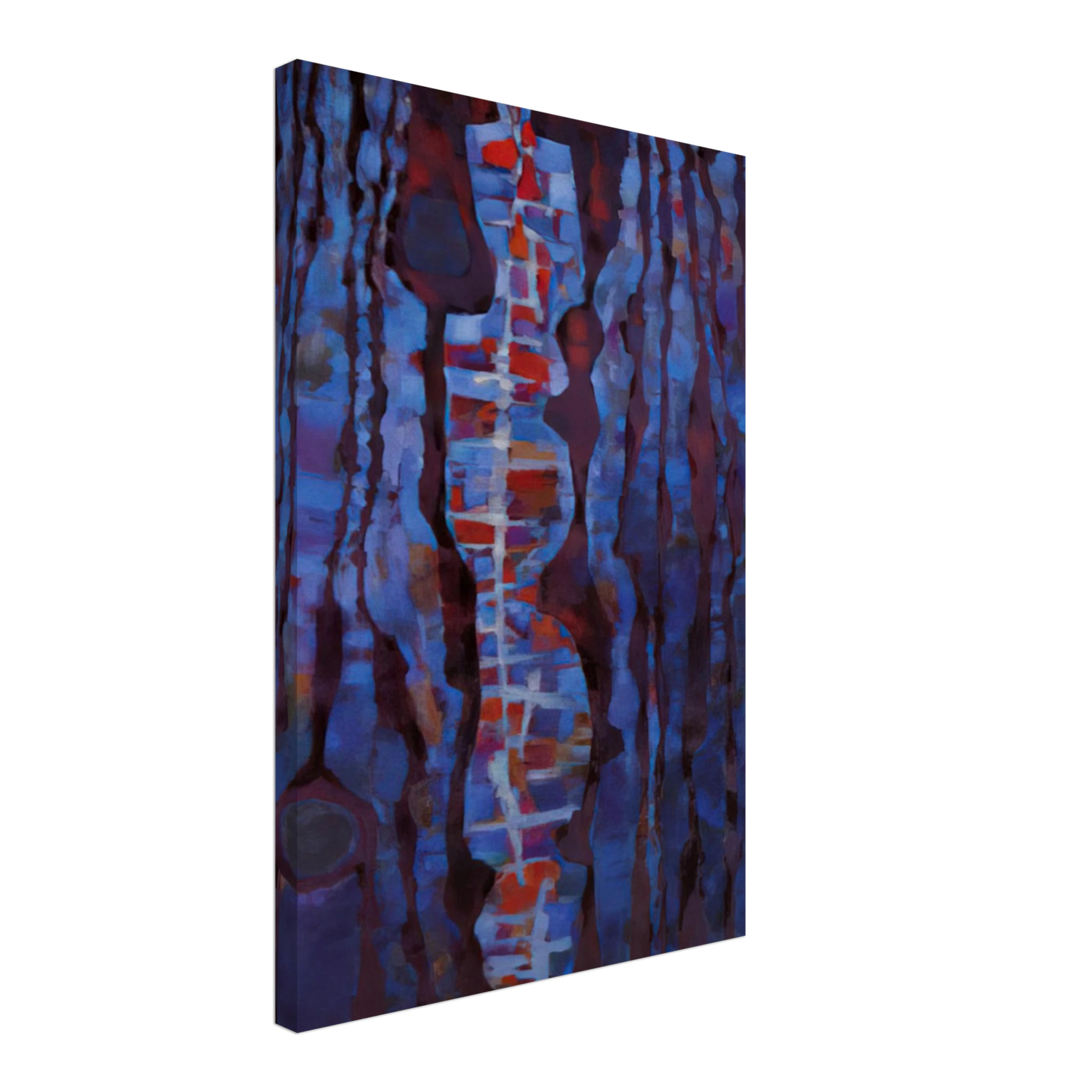 Alfred Manessier - L'offrande de la Terre ou Hommage a Teilhard de Chardin - 1962 Canvas - 40x60 cm / 16x24 inches-canvas