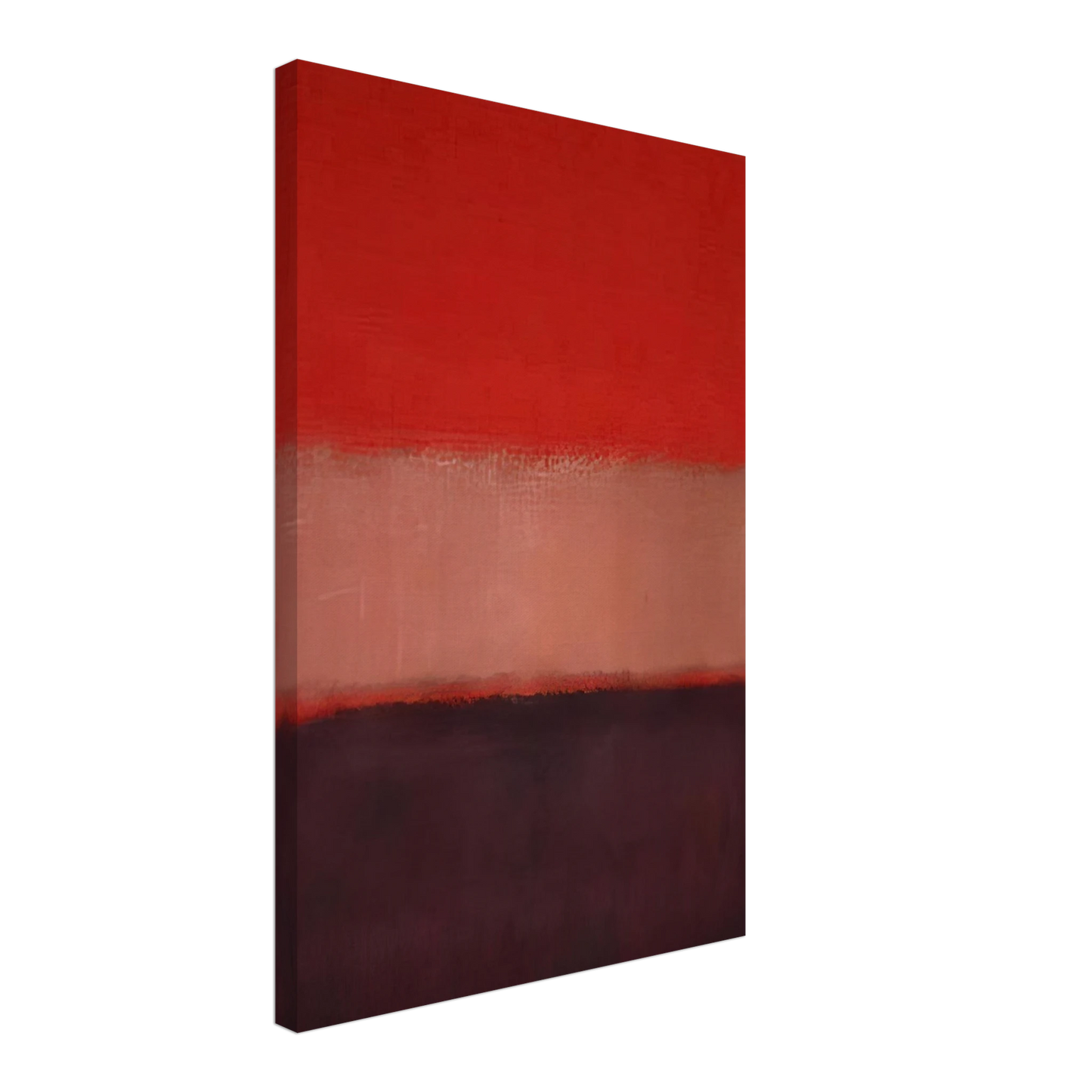 Mark Rothko - No. 46 Black, Ochre, Red Over Red - 1957 Canvas - 40x60 cm / 16x24 inches-canvas