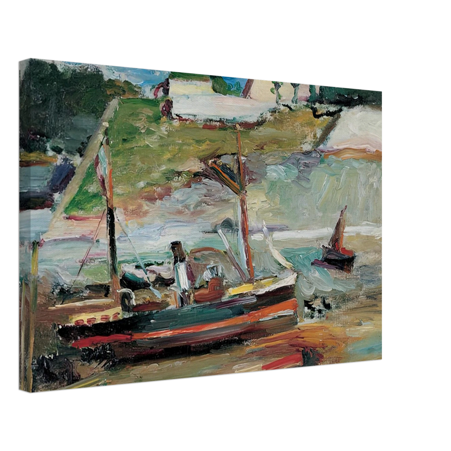 Henri Matisse - BELLE ILE LE PORT DE PALAIS 1896 Canvas - 40x60 cm / 16x24 inches-canvas
