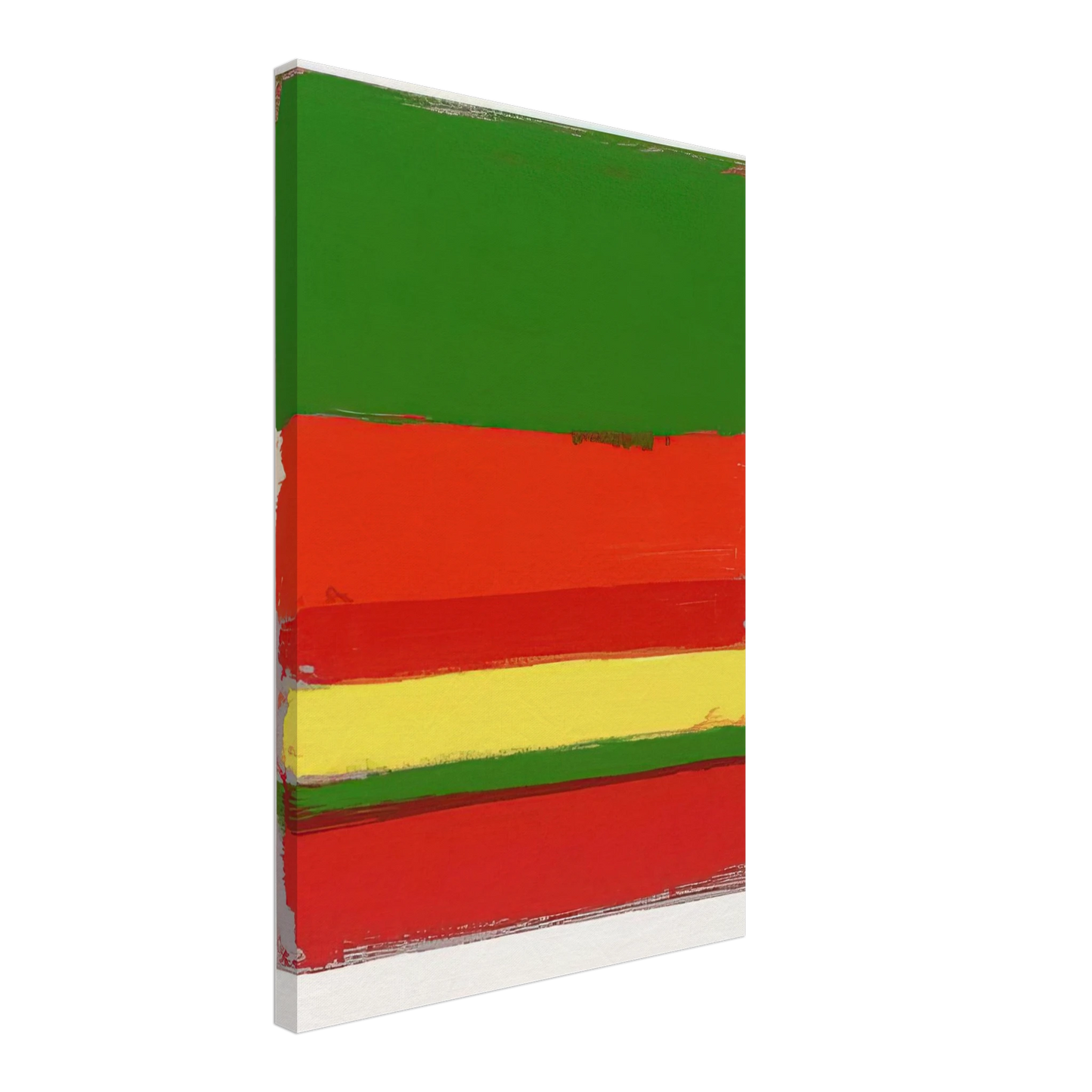 Patrick Heron - Untitled from the Shapes of Colour - 1978 Canvas - 40x60 cm / 16x24 inches-canvas