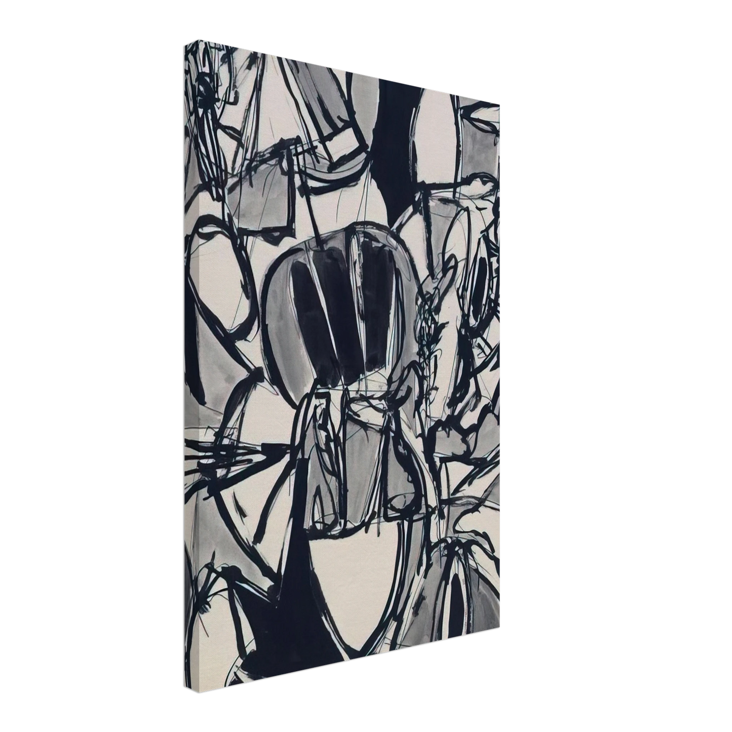 Gene Davis - Bird Land - 1952 Canvas - 70x100 cm / 28x40 inches-canvas