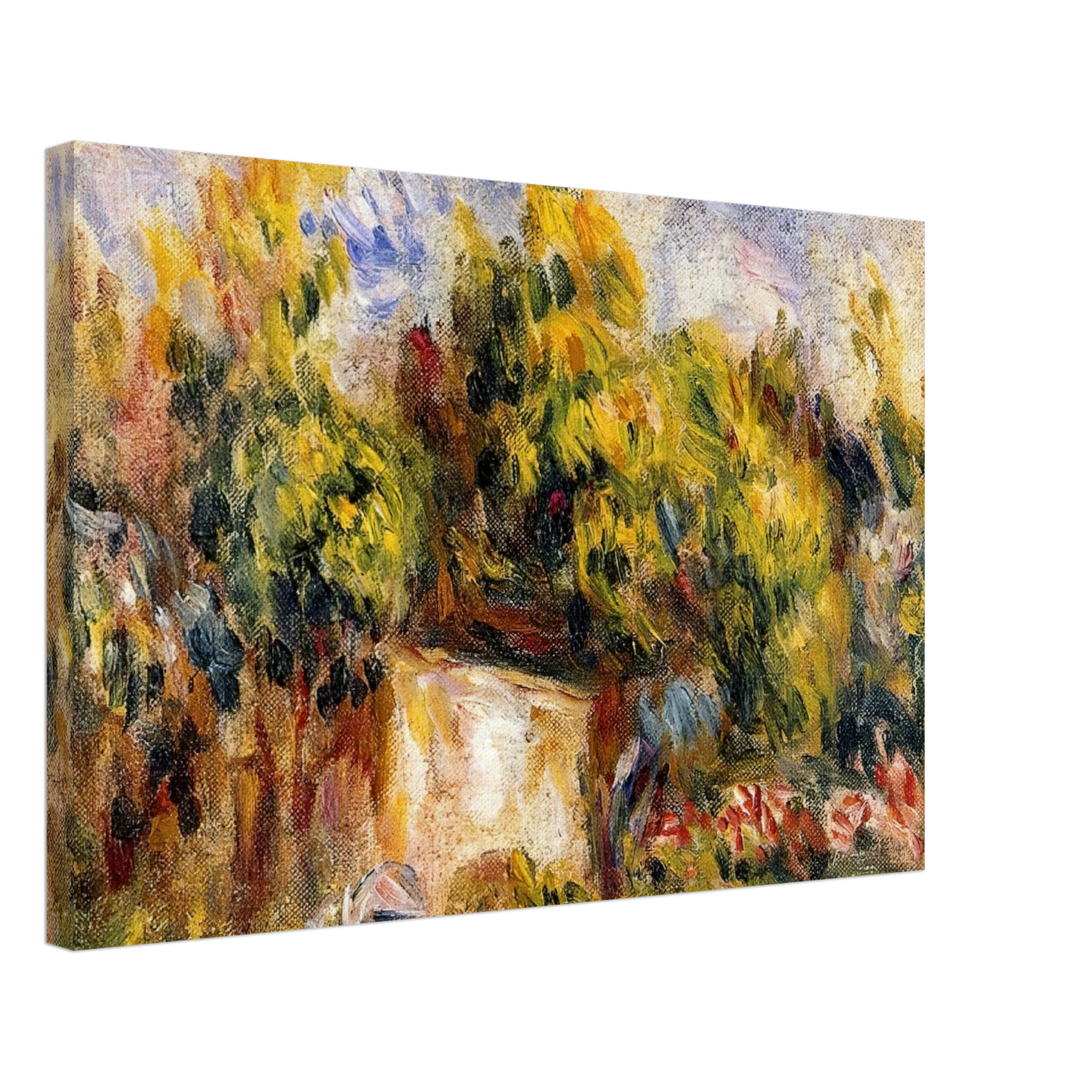 Pierre-Auguste Renoir - Landscape with Cabin Canvas - 70x100 cm / 28x40 inches-canvas