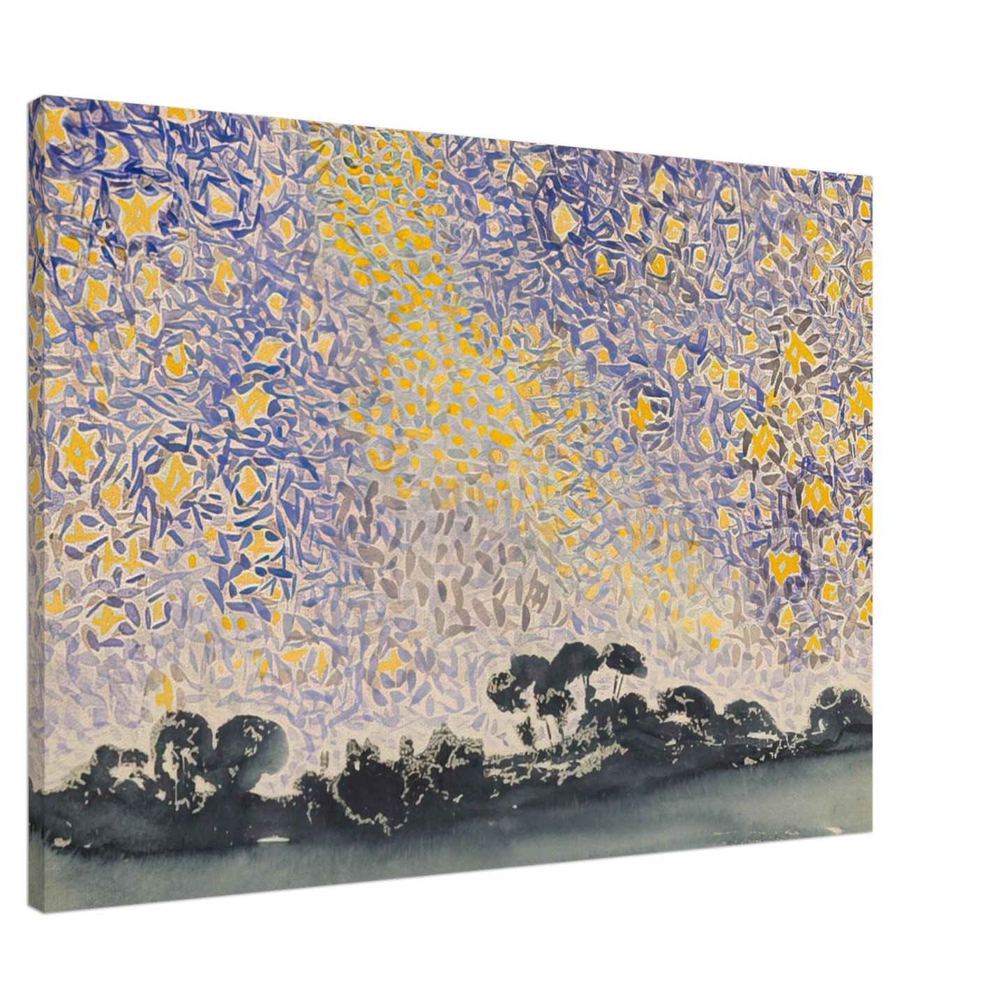 Henri-Edmond Cross - Landscape with Stars Canvas - Default Title-canvas
