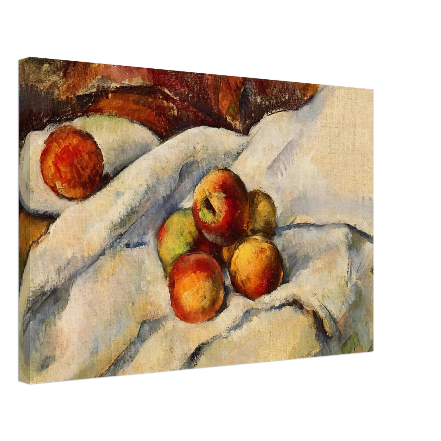 Paul Cezanne - Apples on a Sheet Canvas - 70x100 cm / 28x40 inches-canvas
