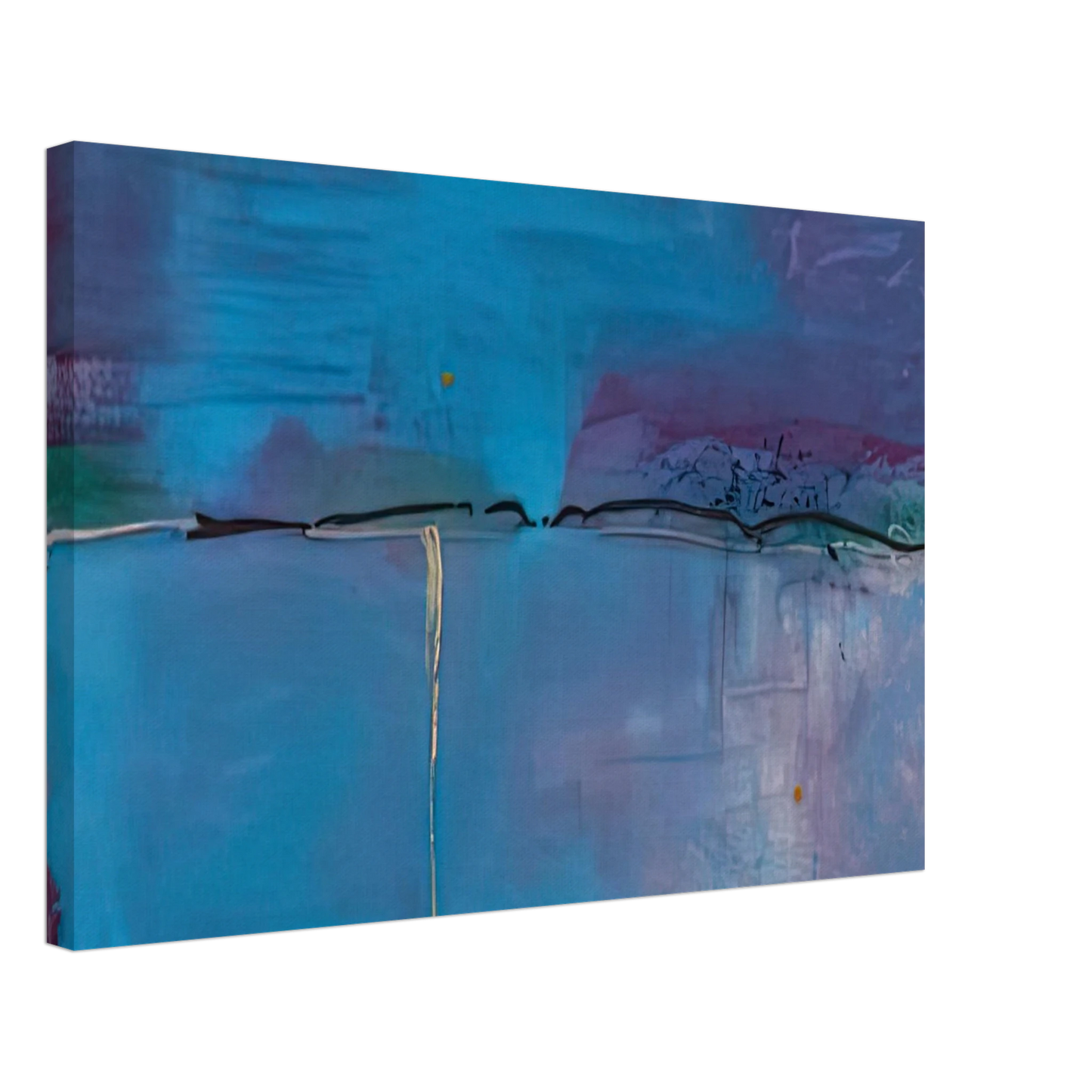 Helen Frankenthaler - Zone Blue, 1994- Canvas - 40x60 cm / 16x24 inches-canvas