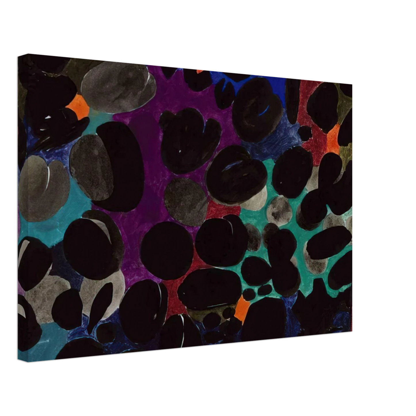 Johannes Itten - Plumen - 1957 Canvas - 40x60 cm / 16x24 inches-canvas