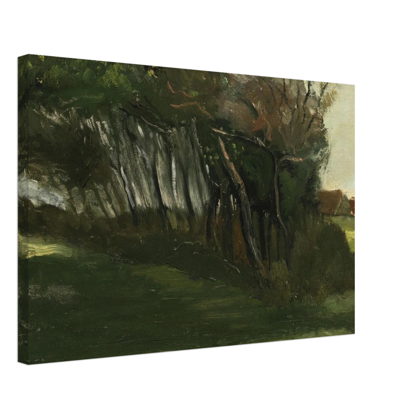 Vincent van Gogh - Landscape with windswept trees Canvas - 70x100 cm / 28x40 inches-canvas