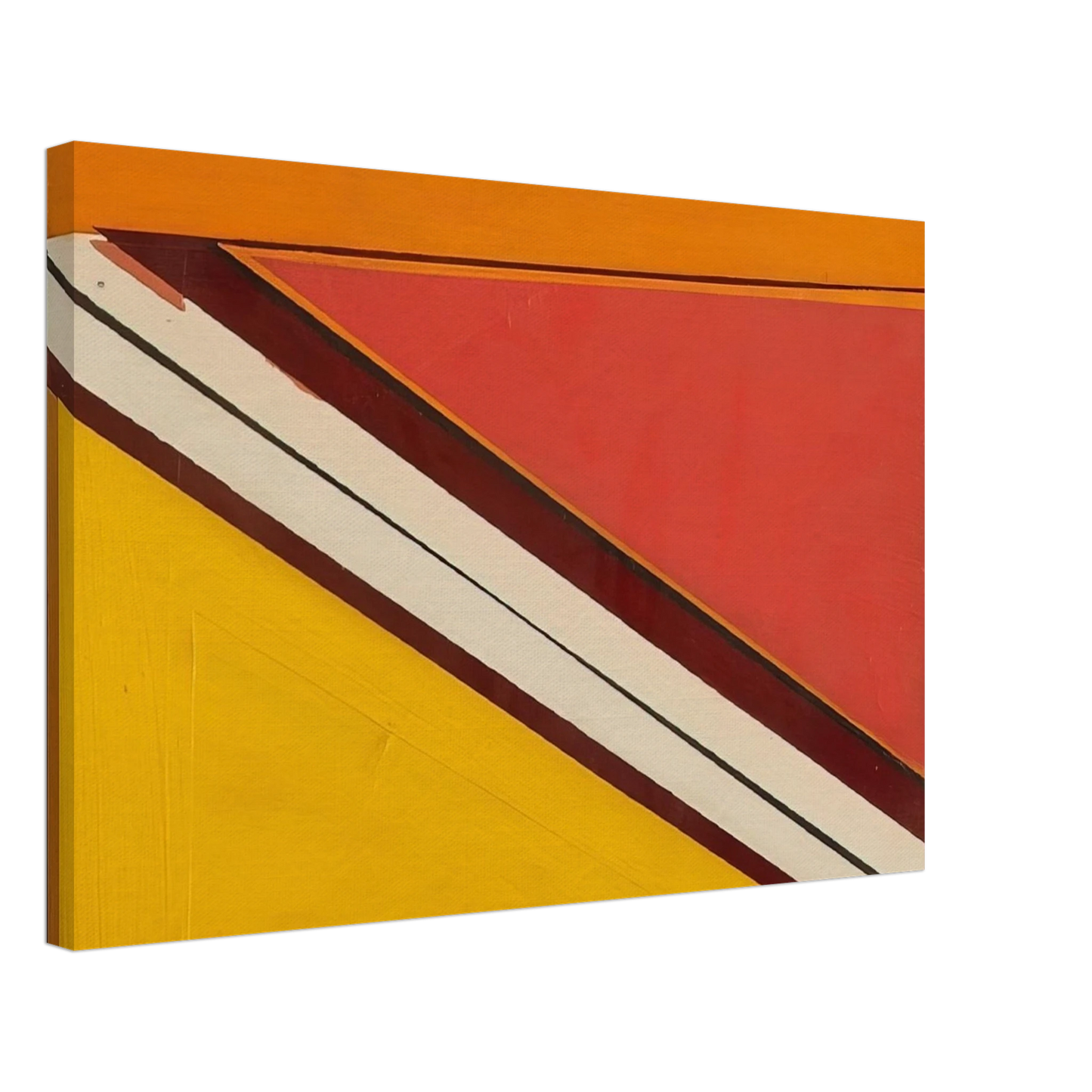 Larry Zox - Diagonal 4 - 1963 Canvas - 40x60 cm / 16x24 inches-canvas