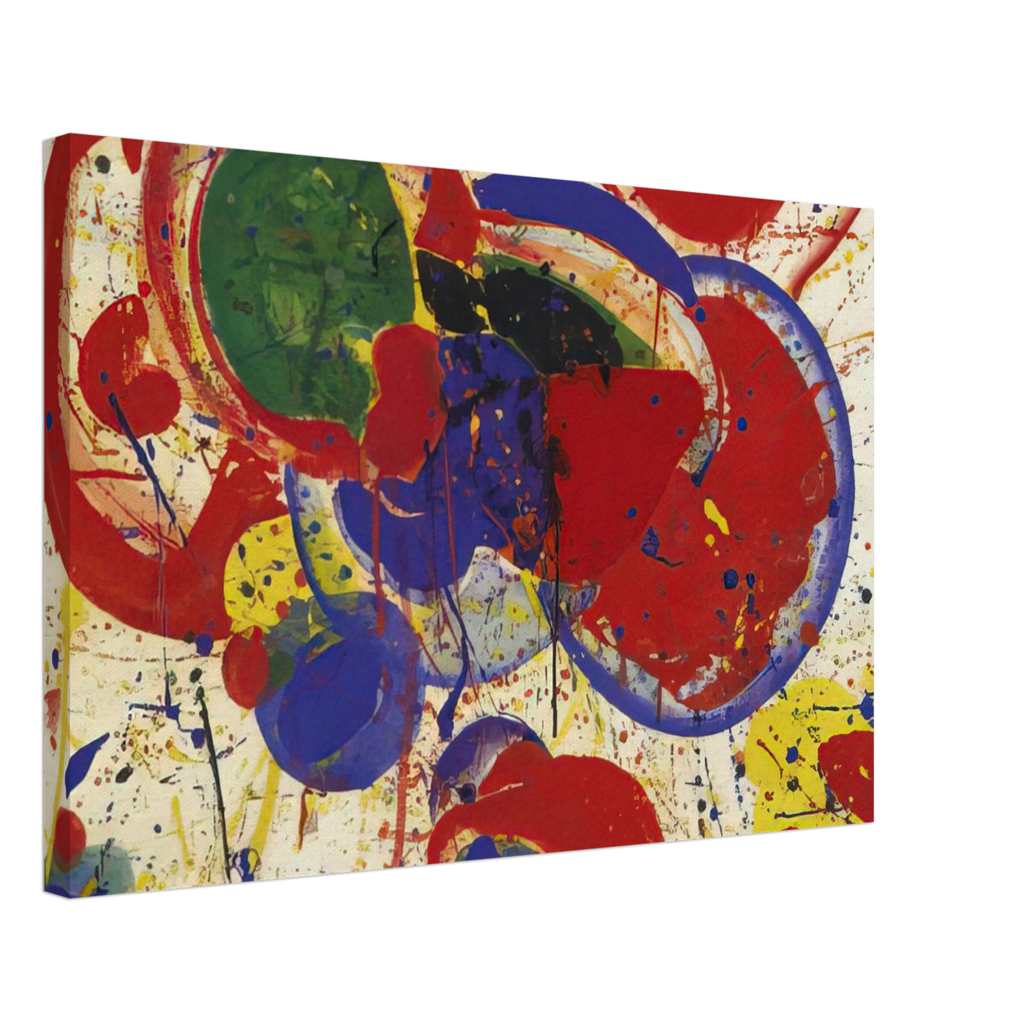 Sam Francis - All Red Canvas - 70x100 cm / 28x40 inches-canvas