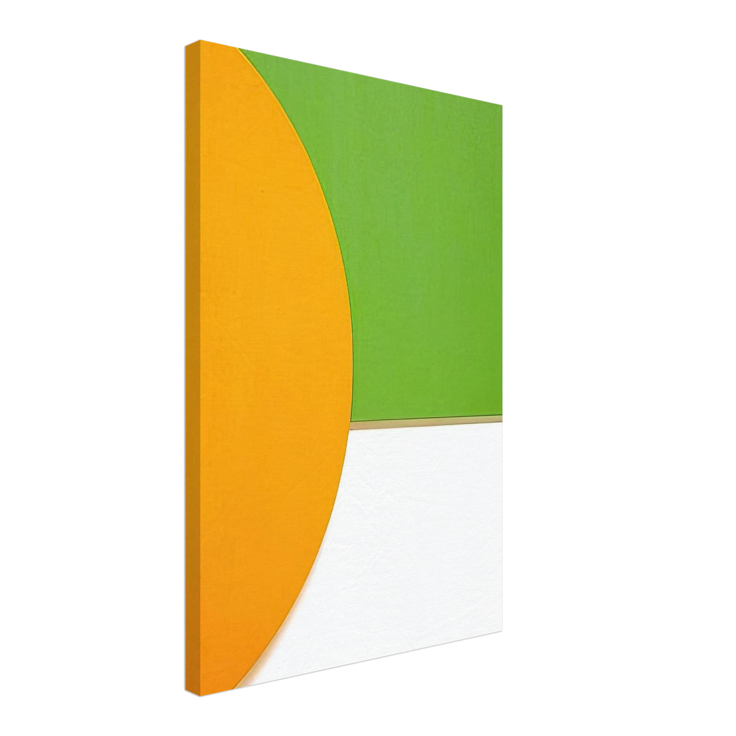 Ellsworth Kelly - Orange Relief with Green Canvas - 70x100 cm / 28x40 inches-canvas