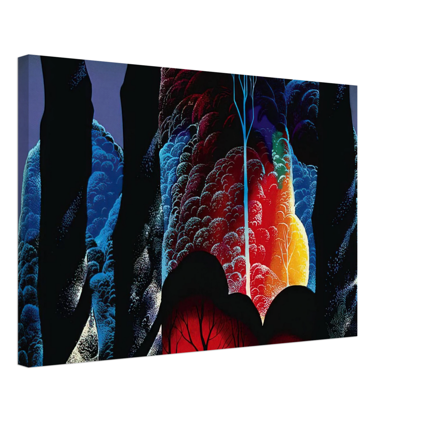 Eyvind Earle - Forest Symphony Canvas - 70x100 cm / 28x40 inches-canvas