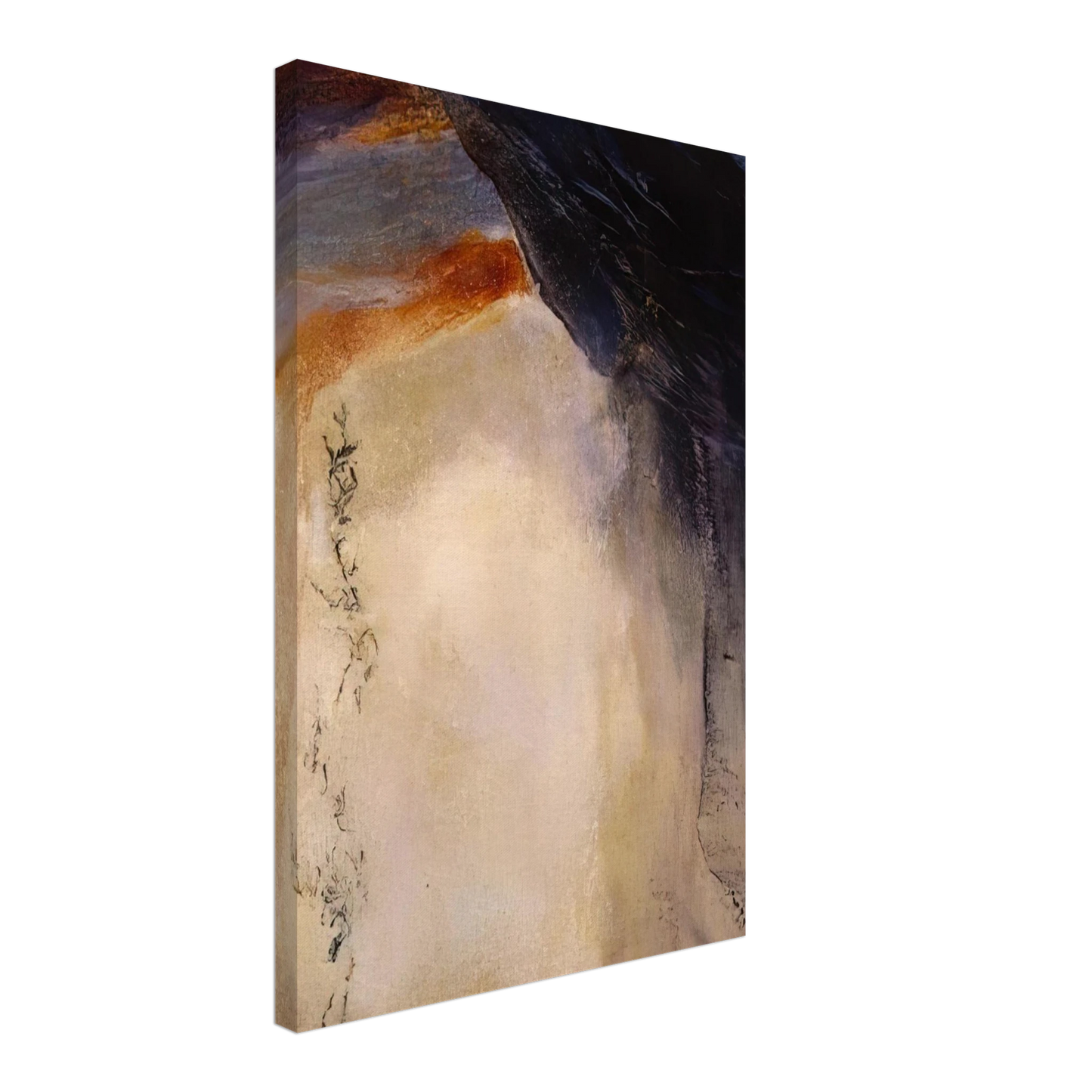 Zao Wou-Ki - 21 08 1995 1995 Canvas - 70x100 cm / 28x40 inches-canvas