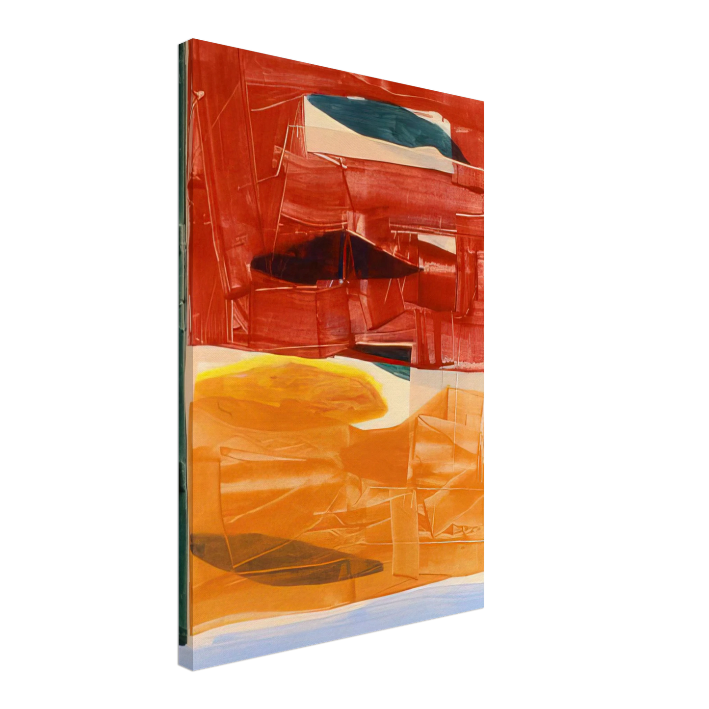 Ronnie Landfield - Circe's Palace - 1982 Canvas - 70x100 cm / 28x40 inches-canvas