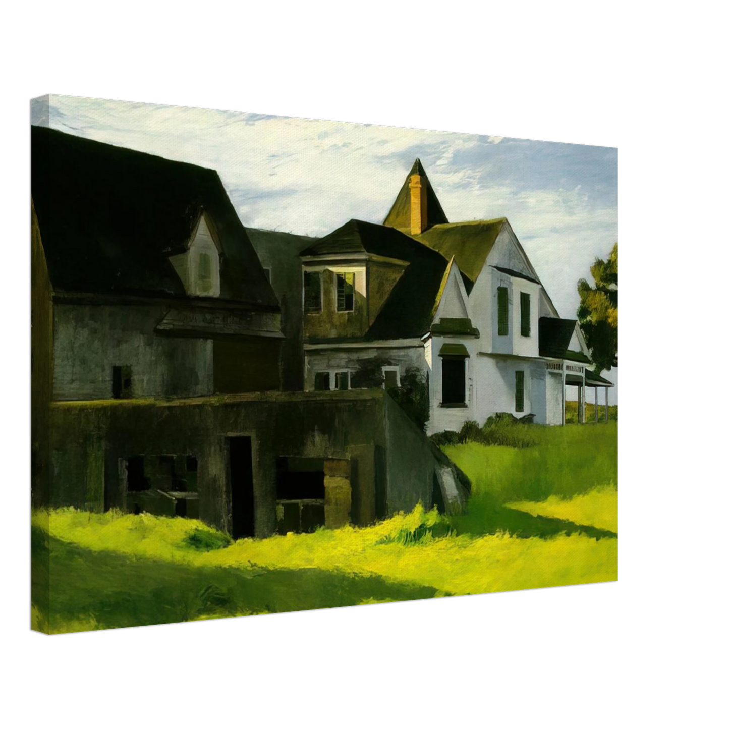 Edward Hopper - Cape Cod Afternoon Canvas - 40x60 cm / 16x24 inches-canvas