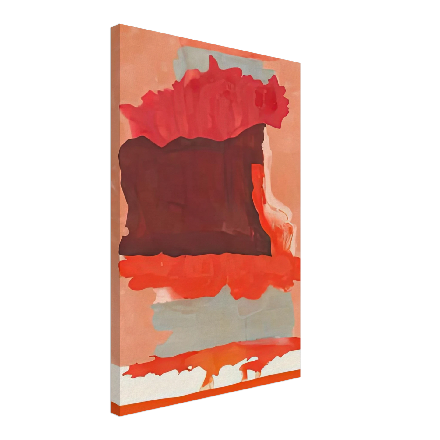 Helen Frankenthaler - Cape Orange, 1964- Canvas - 70x100 cm / 28x40 inches-canvas