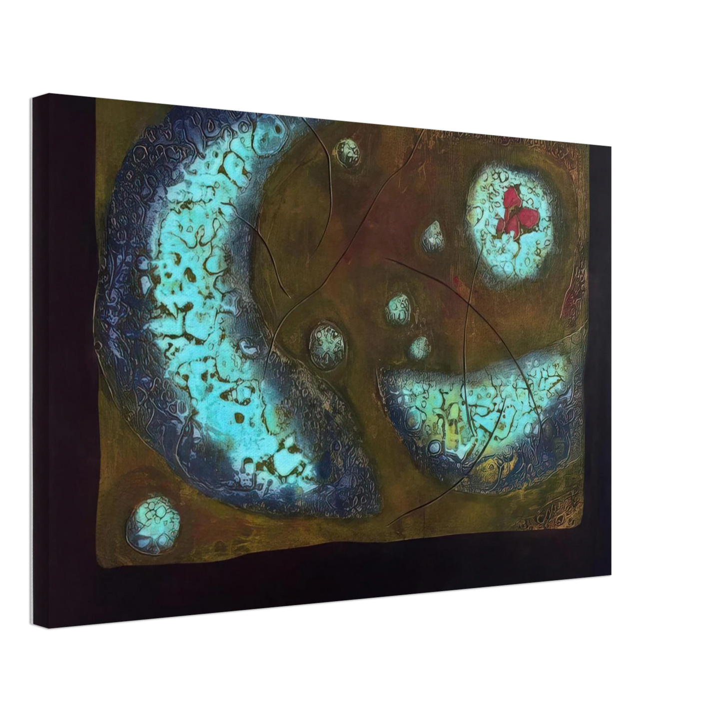 Hiroyuki Tajima - Birthmark - 1968 Canvas - 70x100 cm / 28x40 inches-canvas