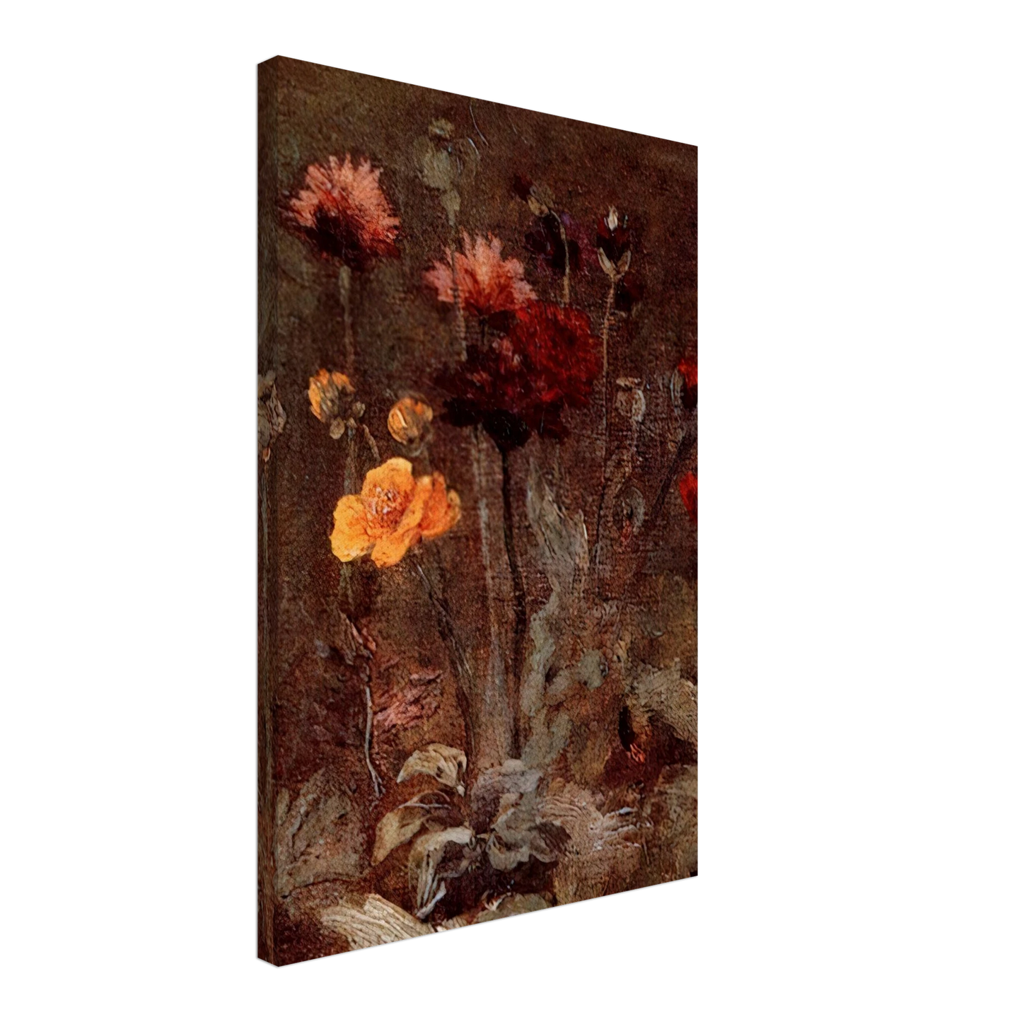 Vincent van Gogh - Still Life with Scabiosa and Ranunculus Canvas - 70x100 cm / 28x40 inches-canvas