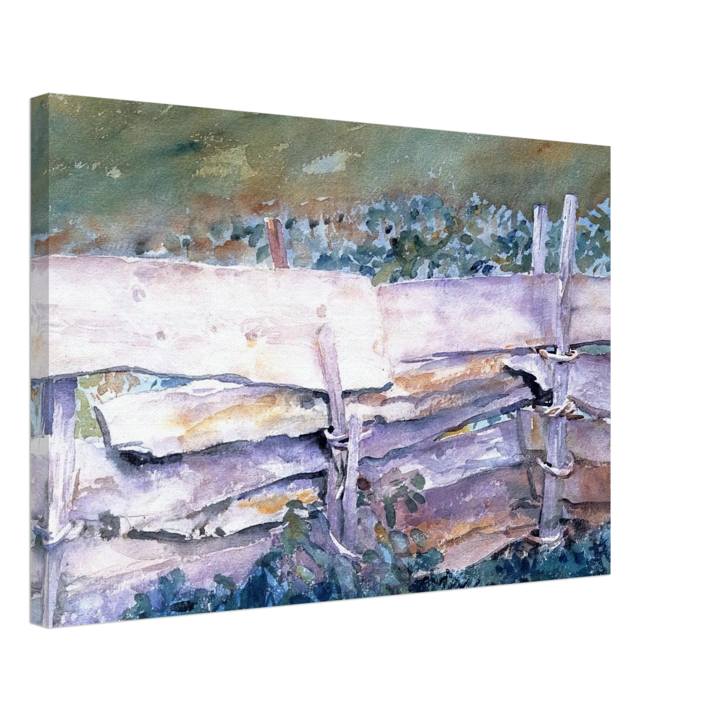 John Singer Sargent - The Fence Canvas - 70x100 cm / 28x40 inches-canvas