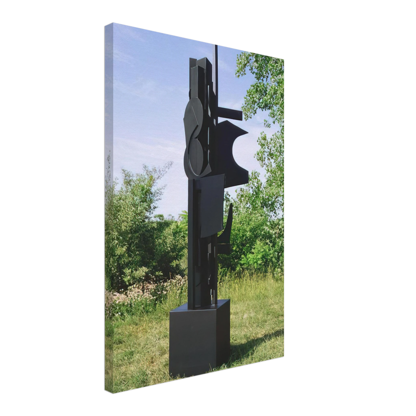 Louise Nevelson - NIGHT TREE 1971 Canvas - 70x100 cm / 28x40 inches-canvas