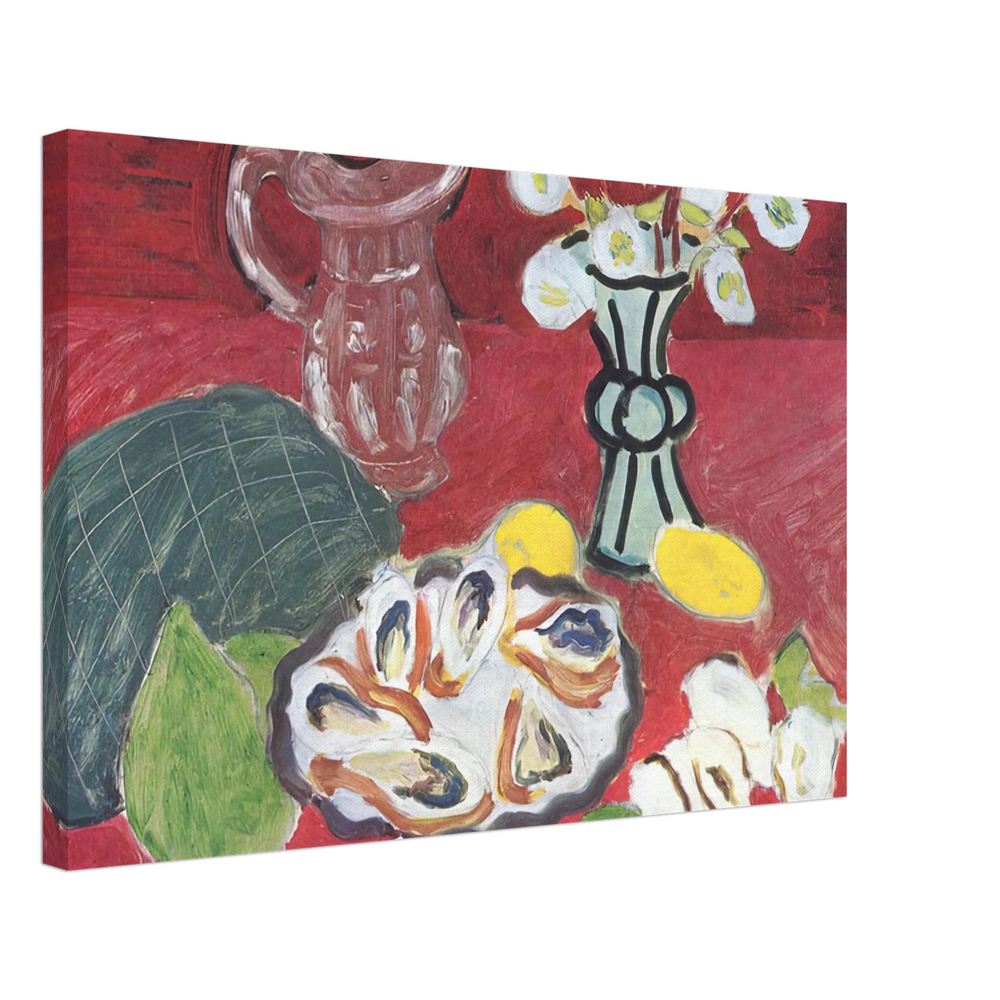 Henri Matisse - STILL LIFE WITH SHELLFISH 1940 Canvas - 40x60 cm / 16x24 inches-canvas