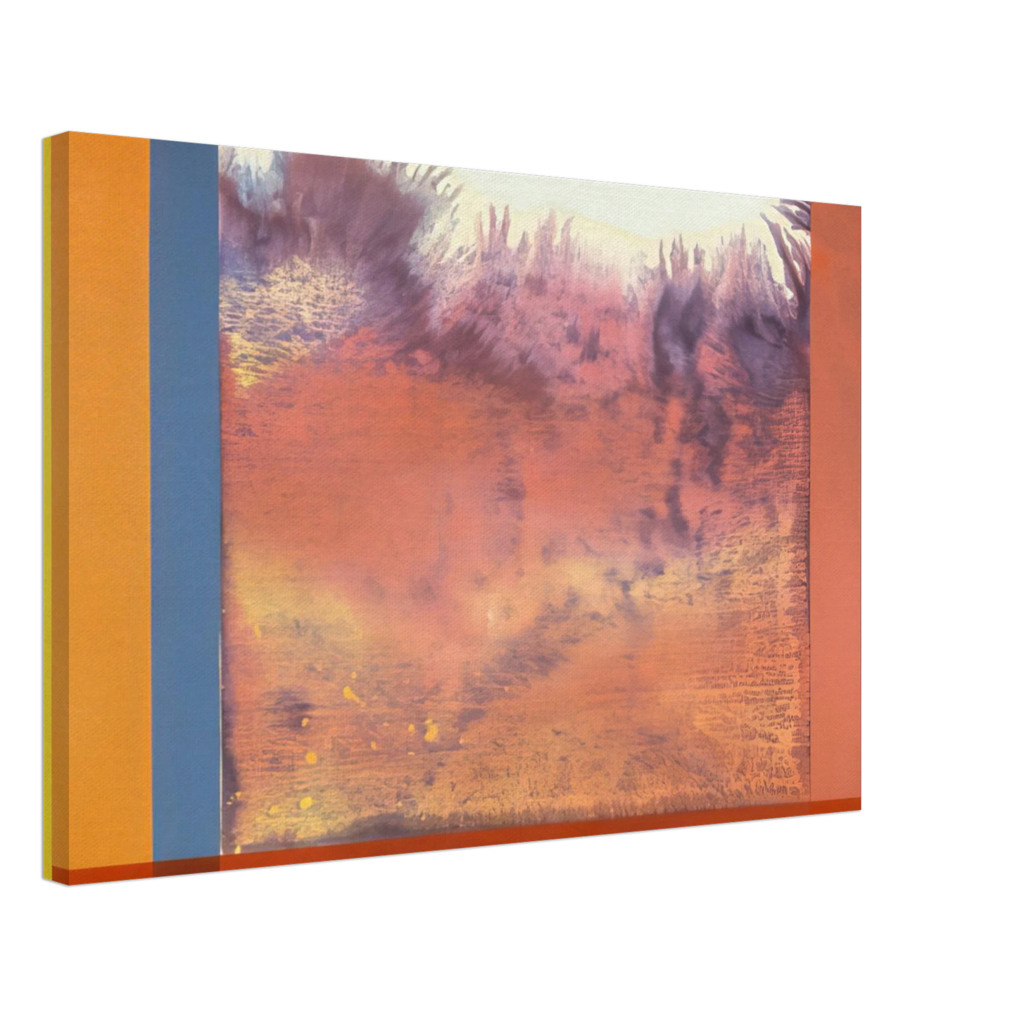 Ronnie Landfield - Jacob In The Wilderness - 1986 Canvas - 40x60 cm / 16x24 inches-canvas