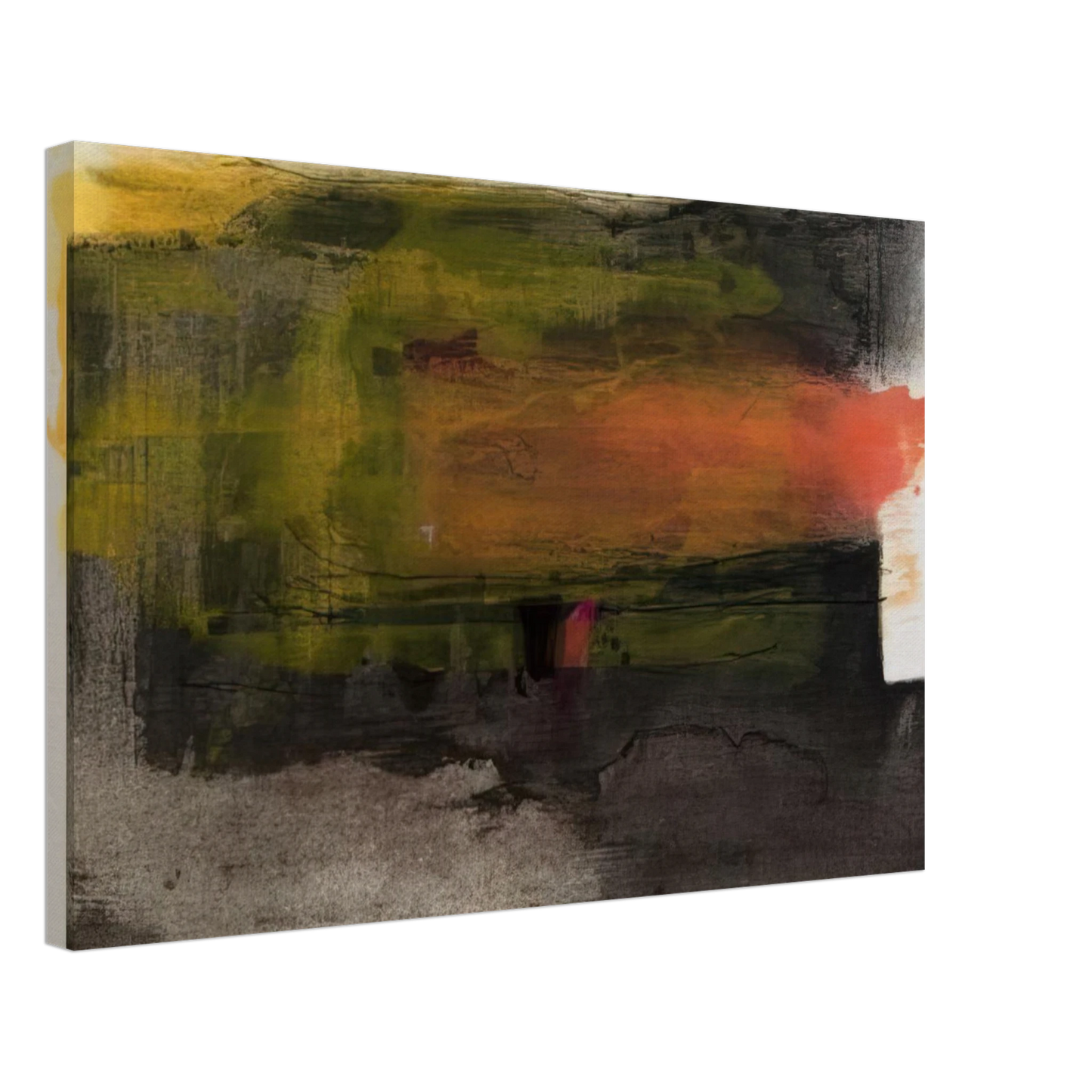 Helen Frankenthaler - Deep Sun - 1983 Canvas - 70x100 cm / 28x40 inches-canvas