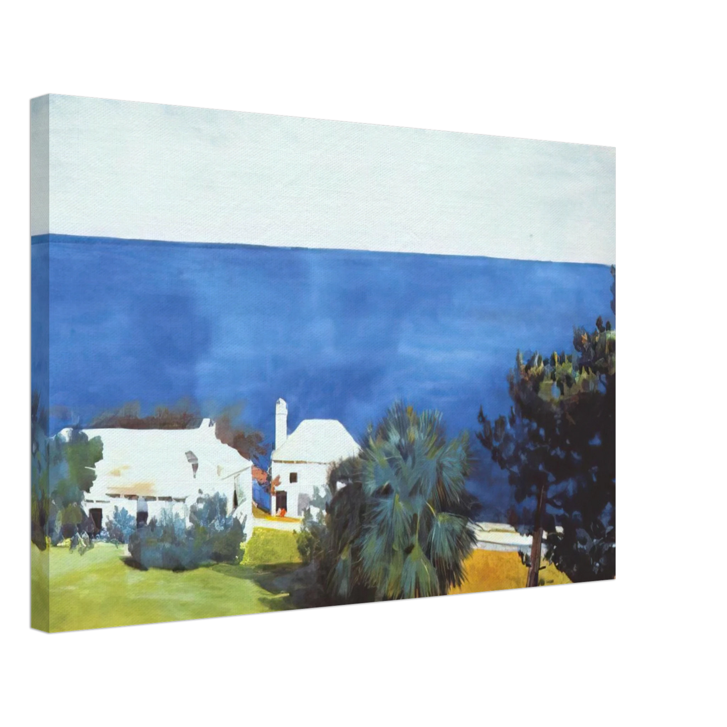 Winslow Homer - SHORE AT BERMUDA Canvas - 70x100 cm / 28x40 inches-canvas